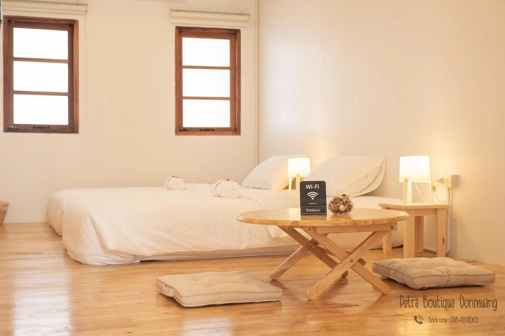 Bedroom, Bed in Petra Boutique Donmuang