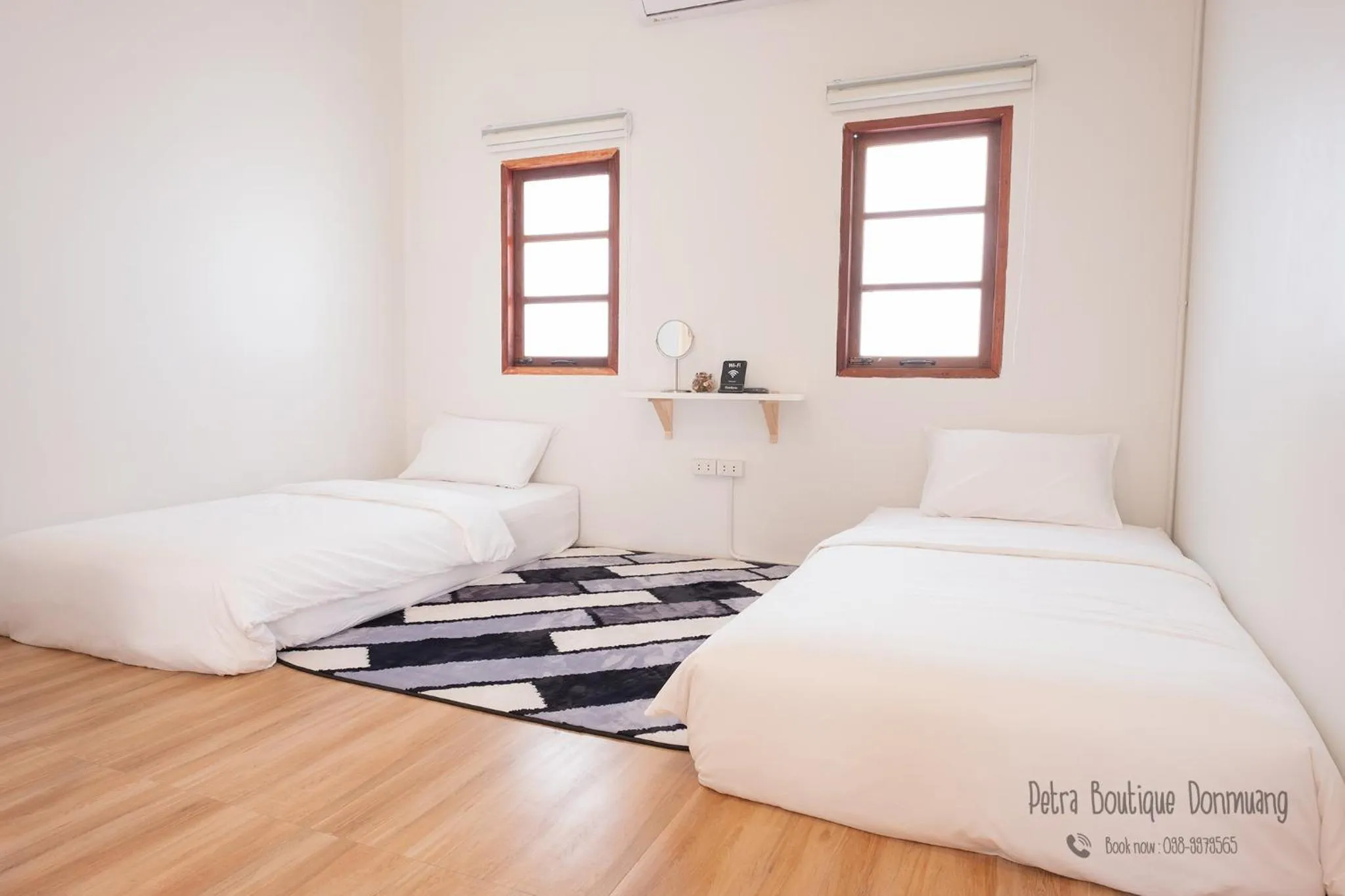 Bedroom, Bed in Petra Boutique Donmuang