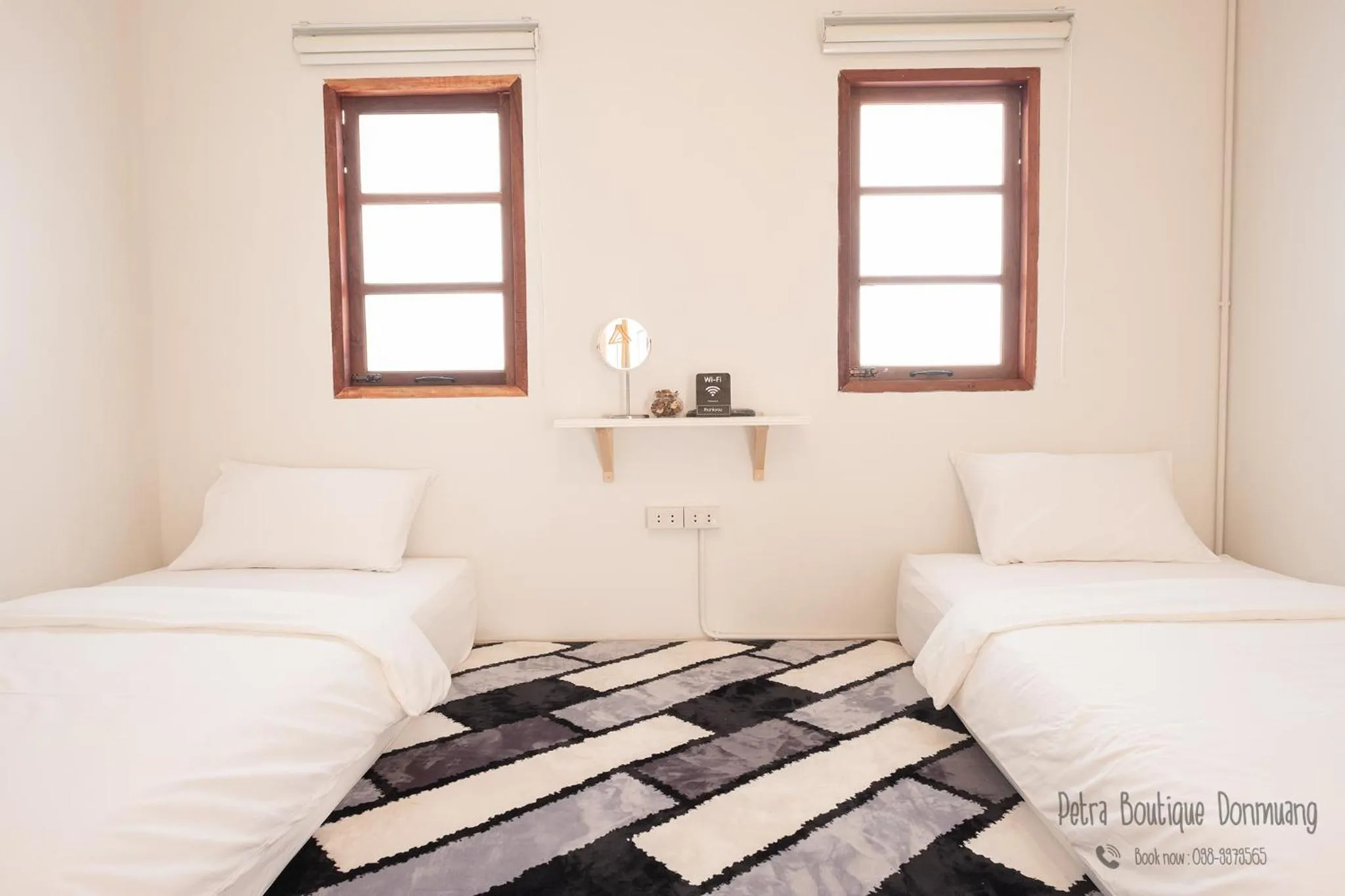 Bedroom, Bed in Petra Boutique Donmuang