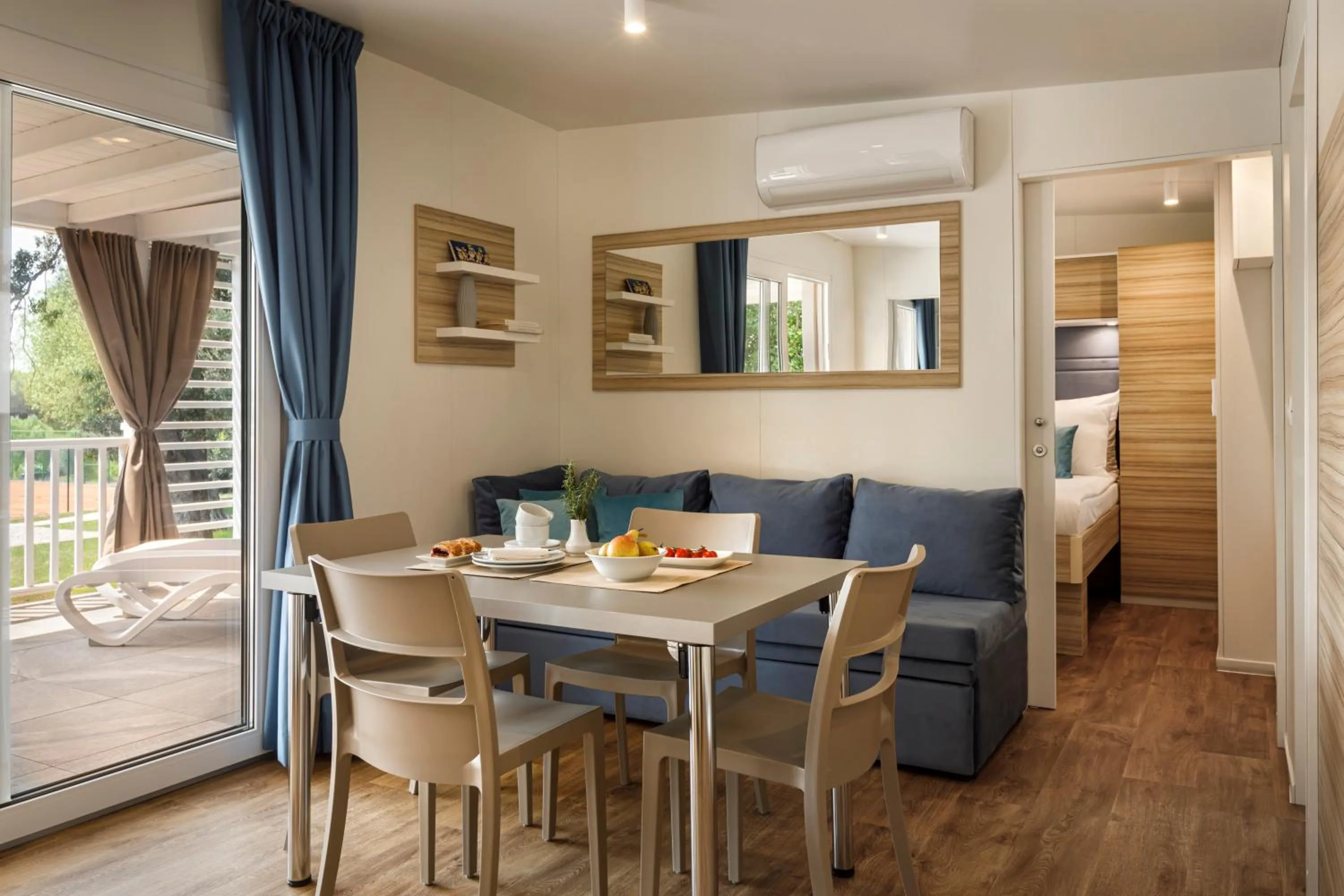 Living room in Maistra Camping Amarin Mobile homes