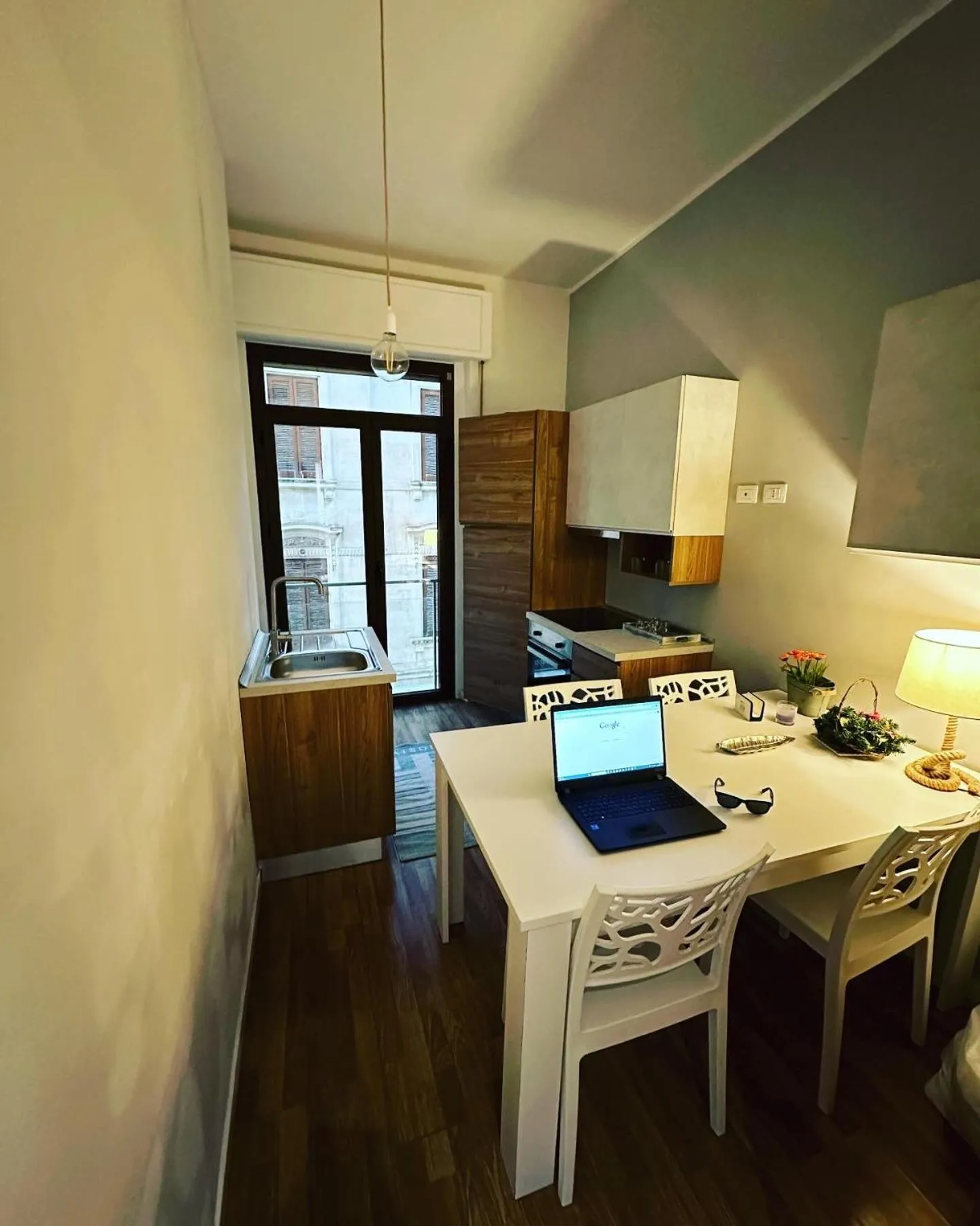 Kitchen or kitchenette in B&B Degli Artisti Suite