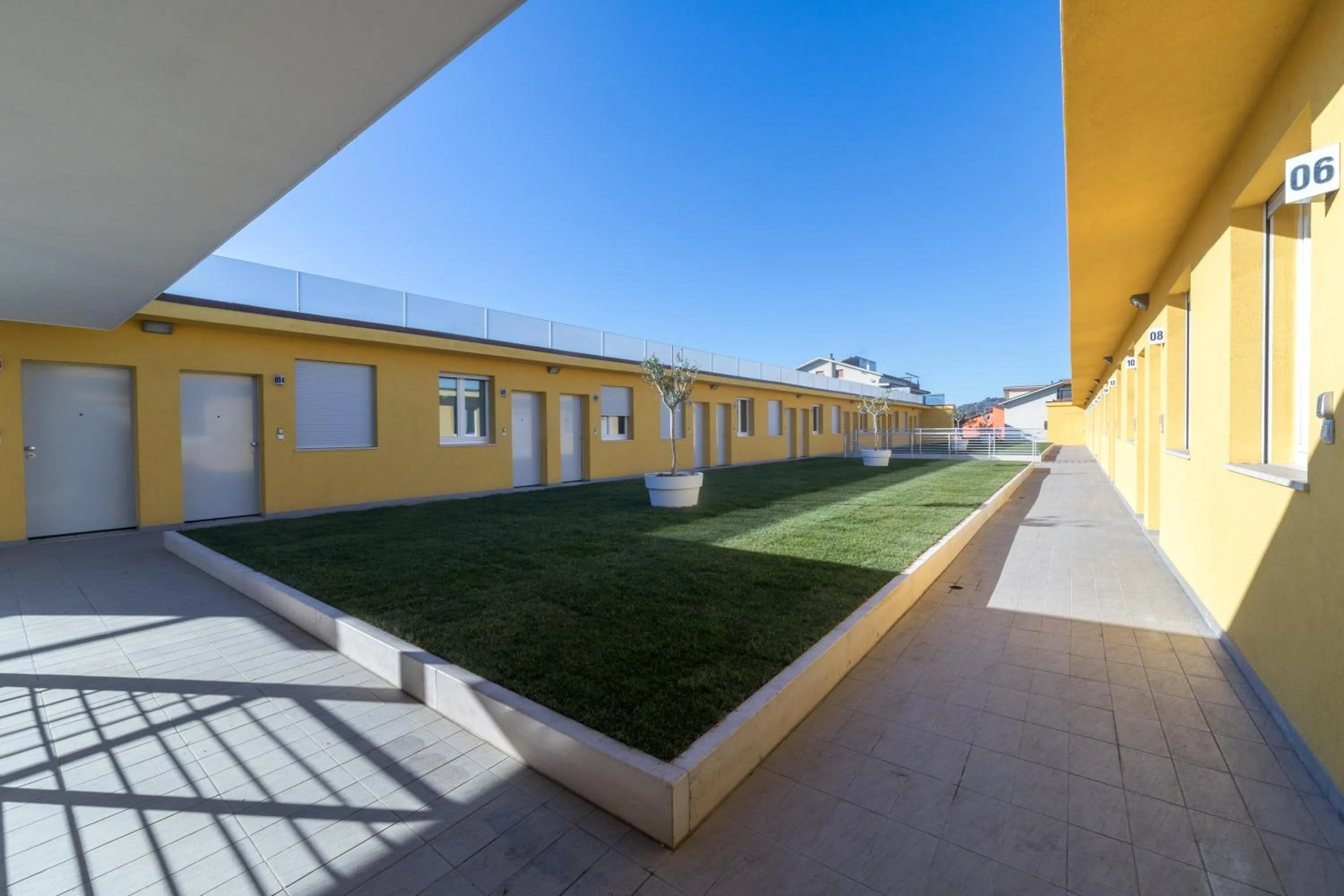 Garden view in ASPIO RESIDENCE