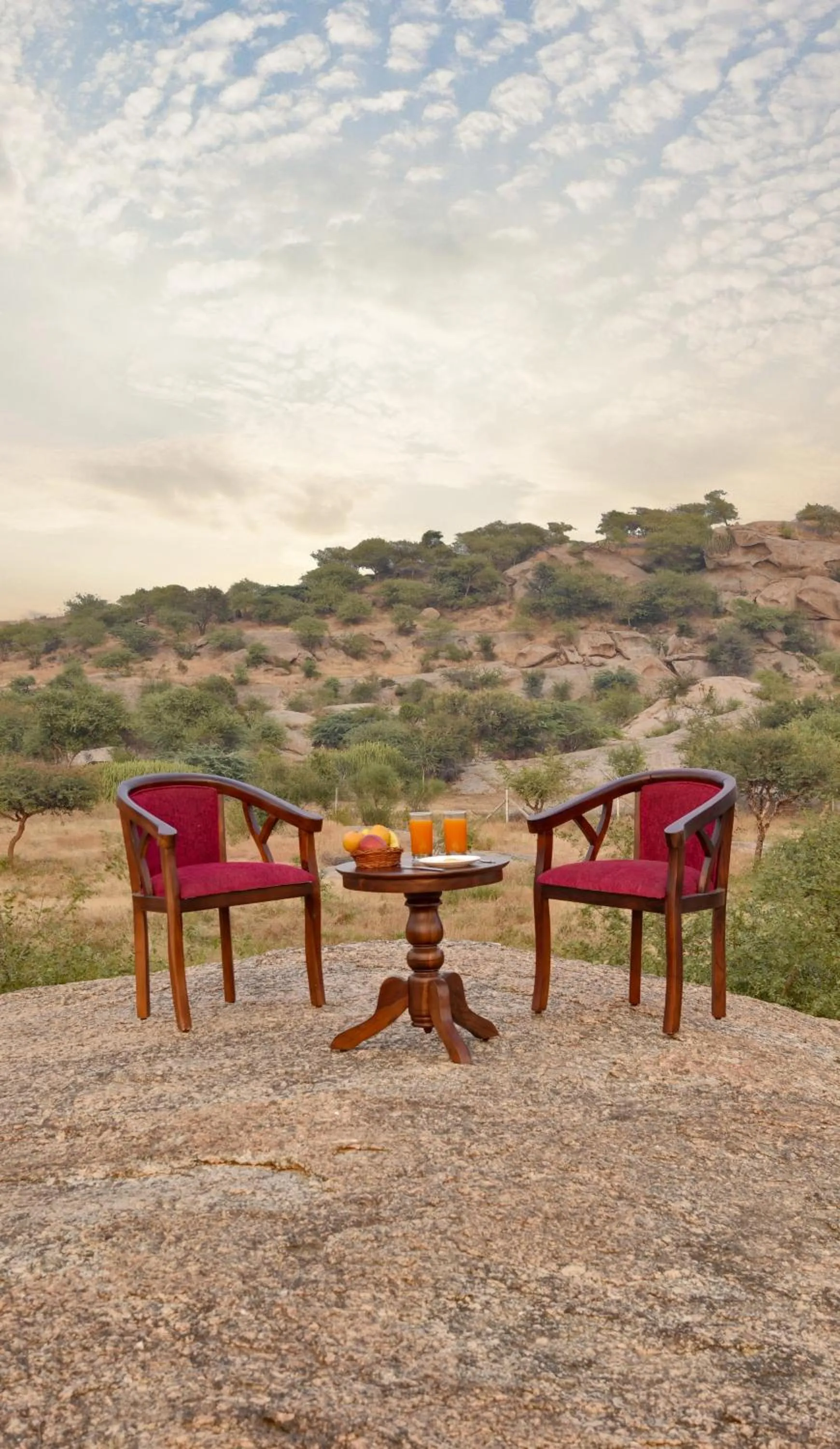 Natural landscape in Jawai Leopard Safari Lodge