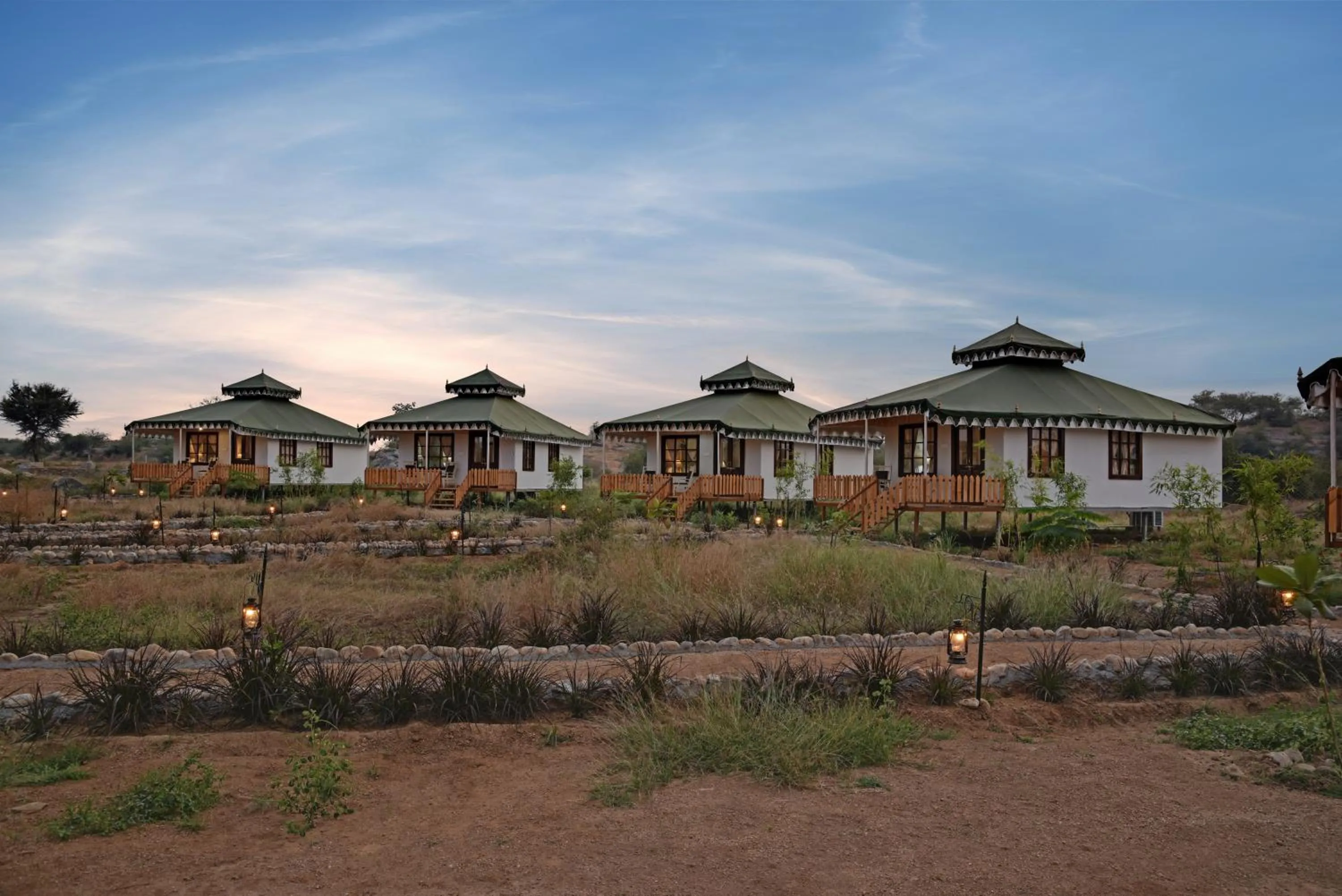Property building in Jawai Leopard Safari Lodge