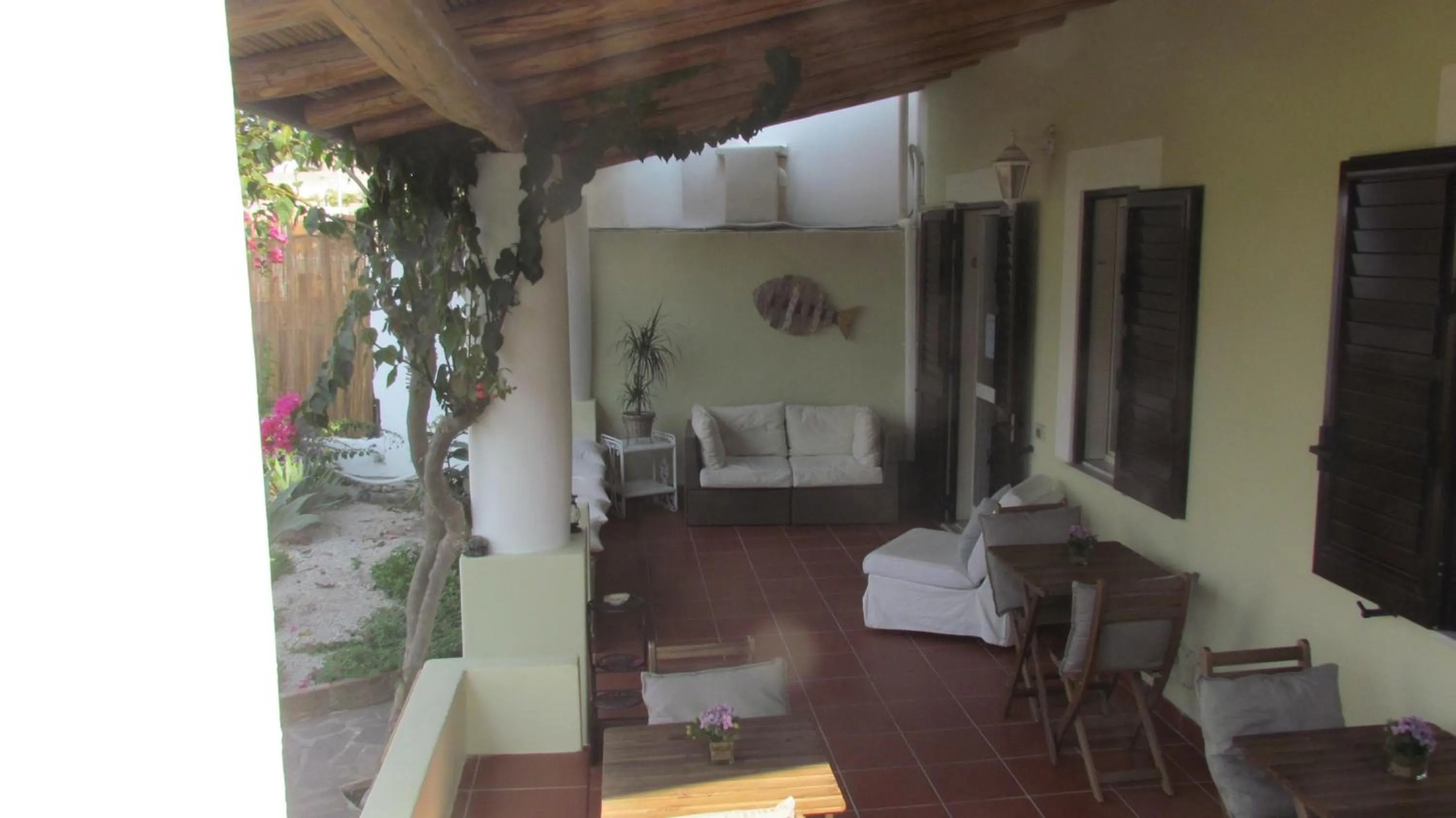 Patio in B&B Il Cappero