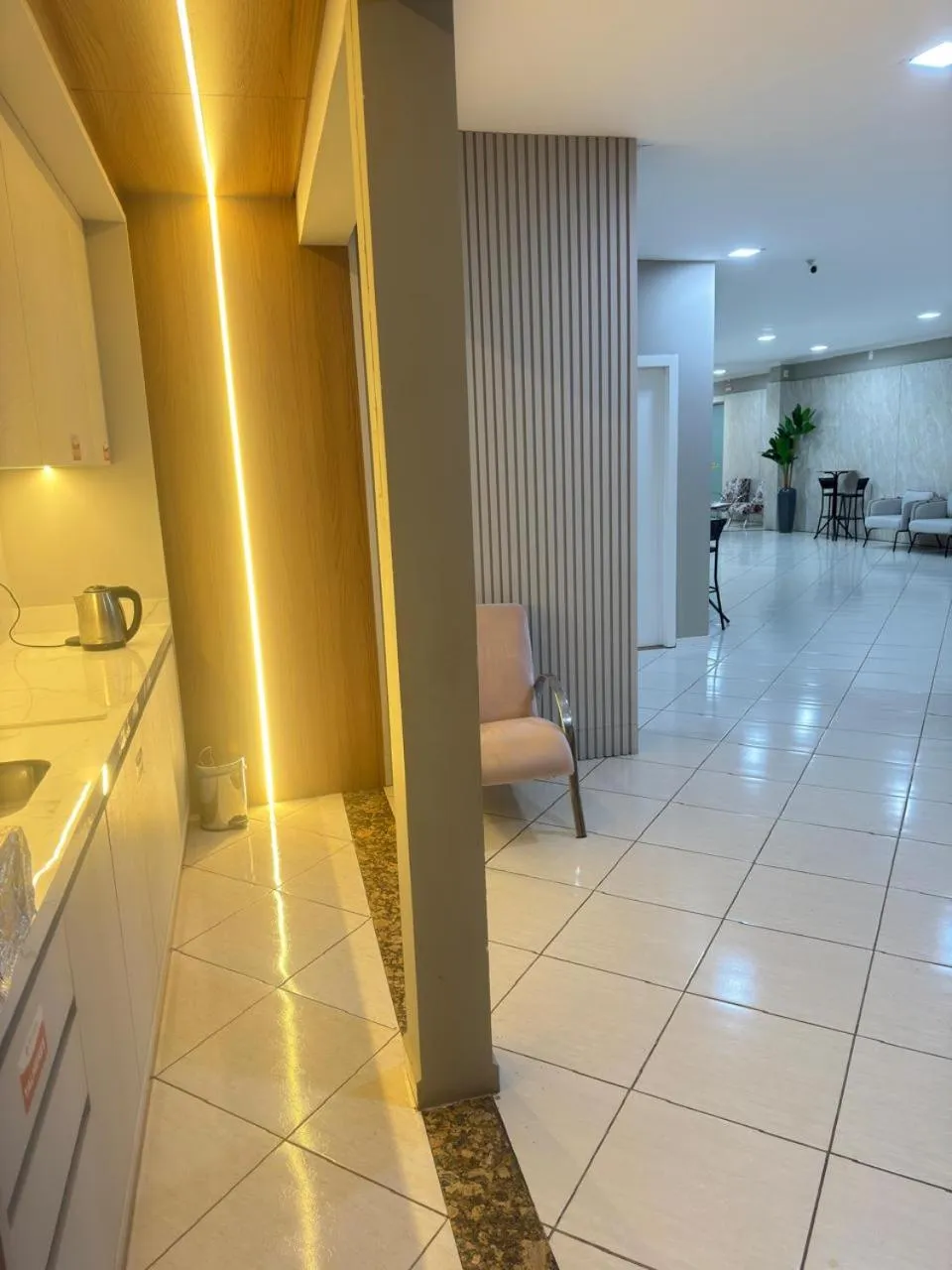 Kitchen or kitchenette in Pousada Center