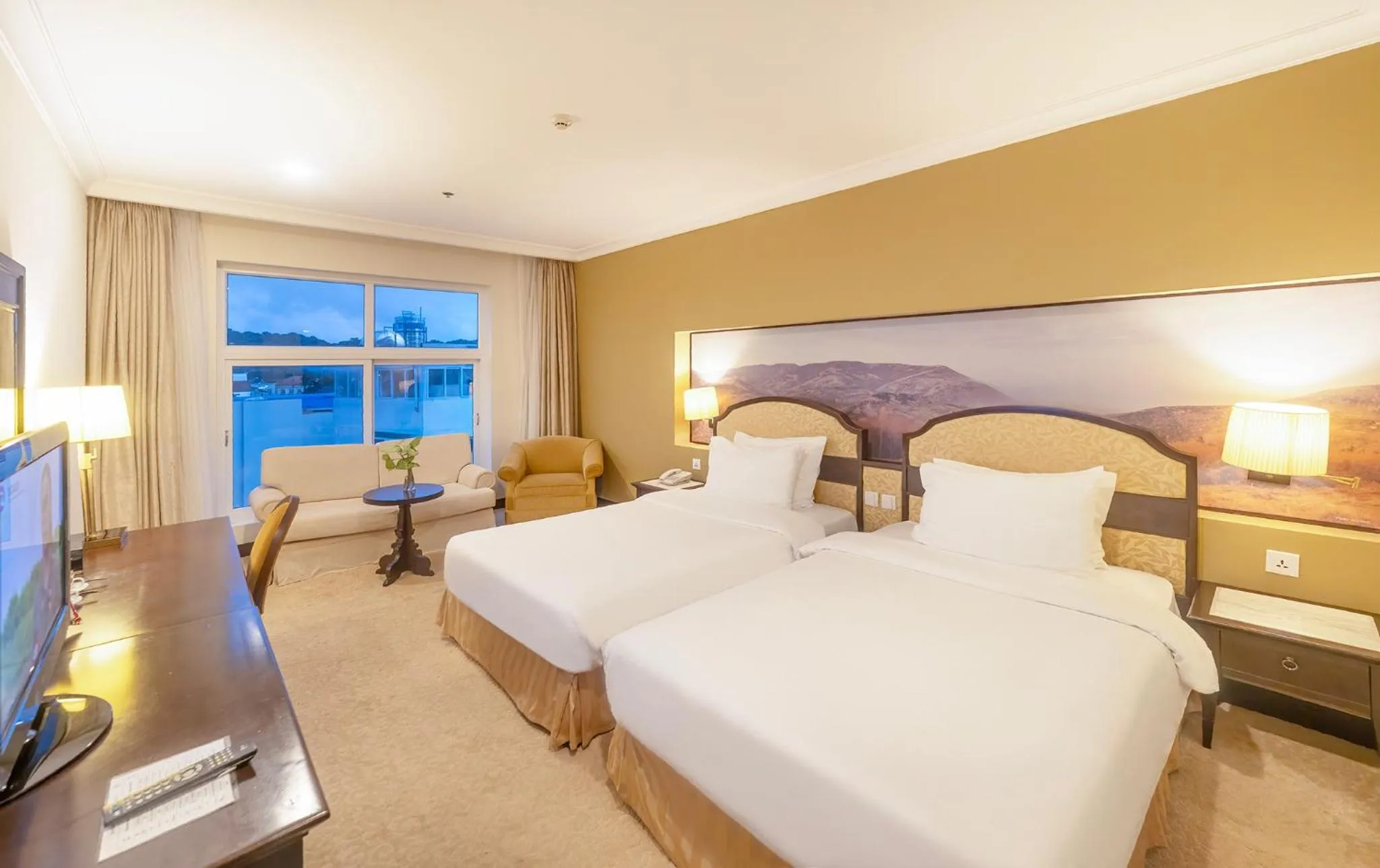 Bed in La Sapinette Hotel Dalat