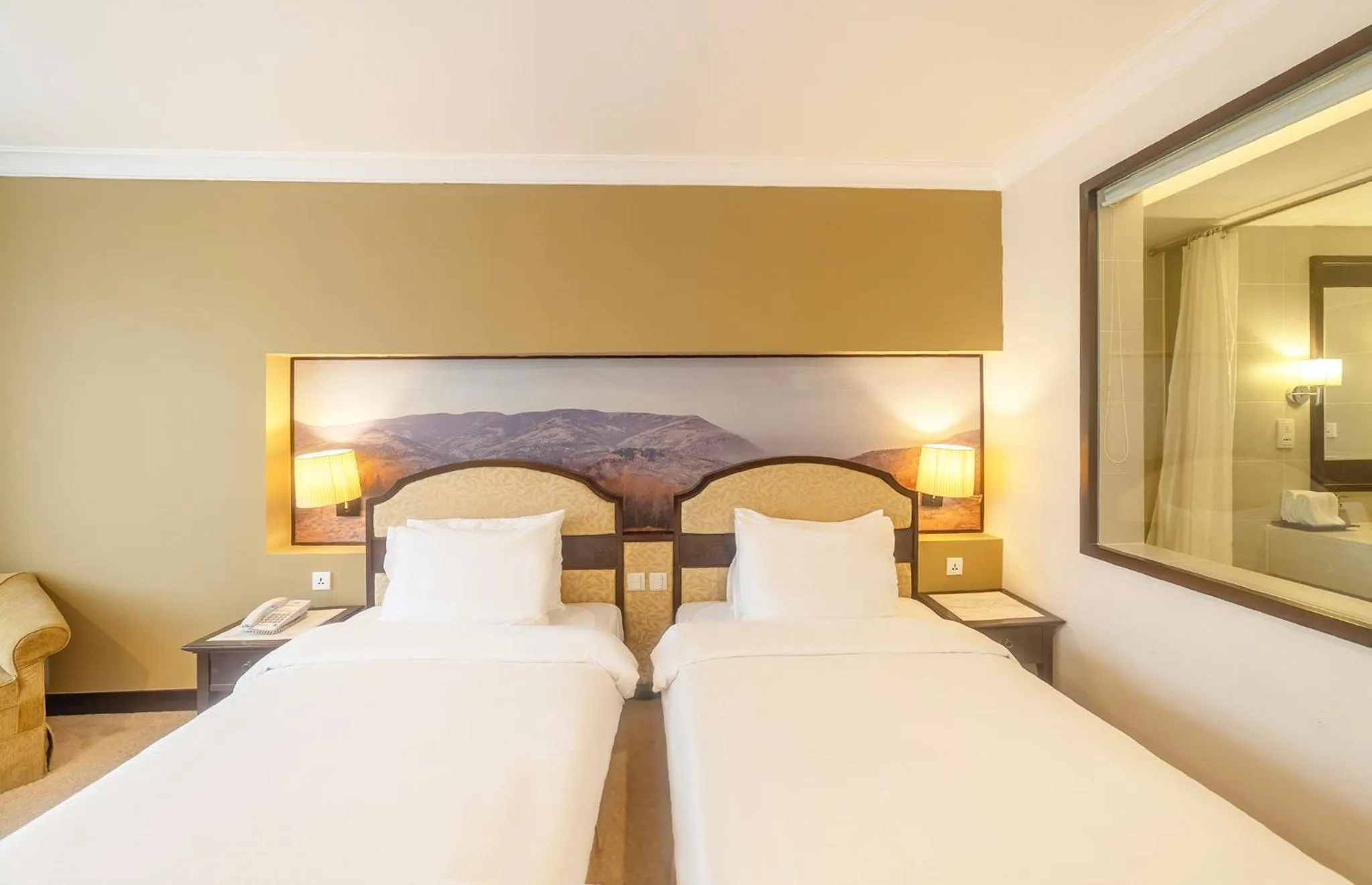 Bed in La Sapinette Hotel Dalat