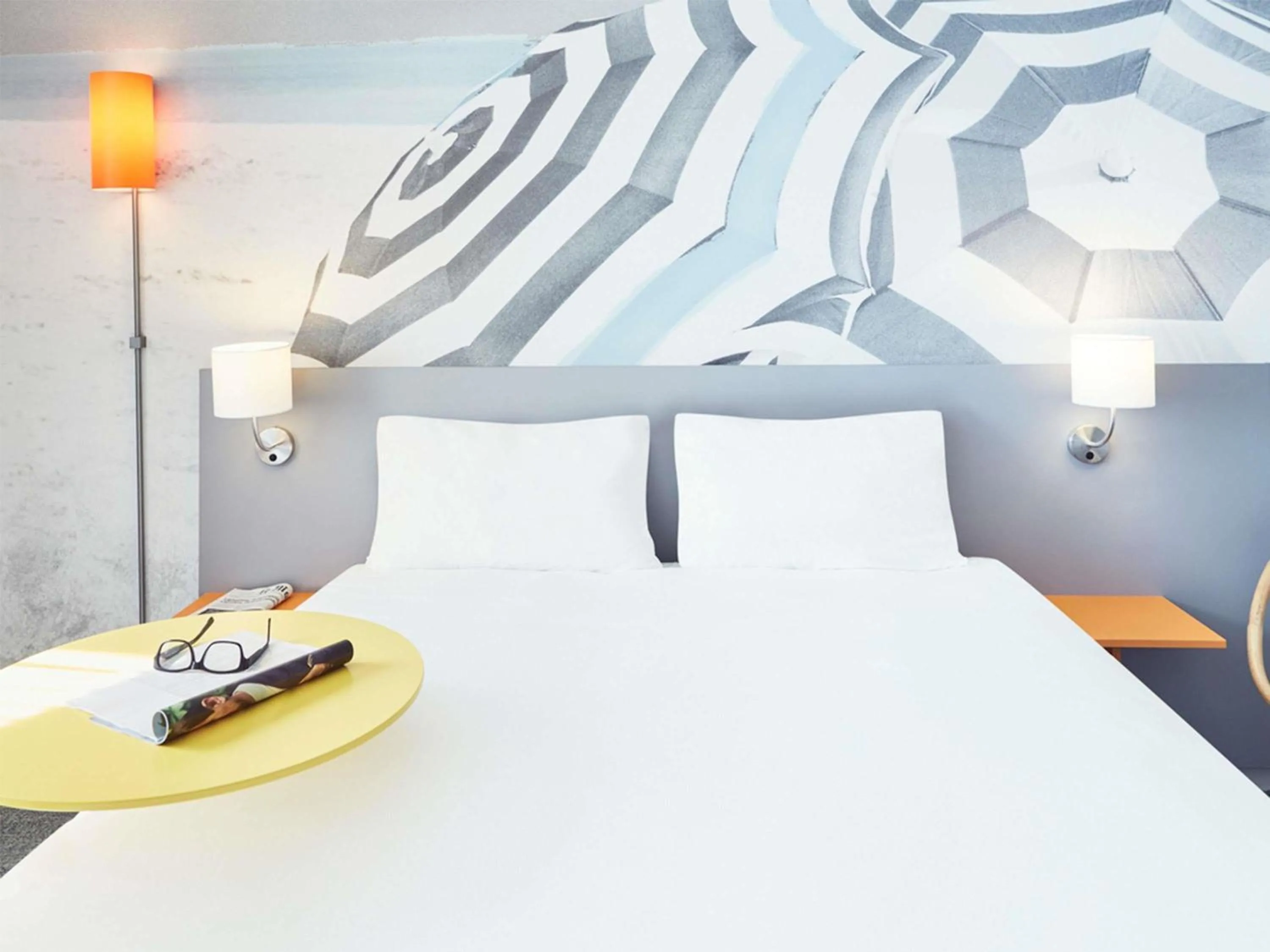 Bedroom, Bed in Ibis styles Toulon la Seyne sur Mer