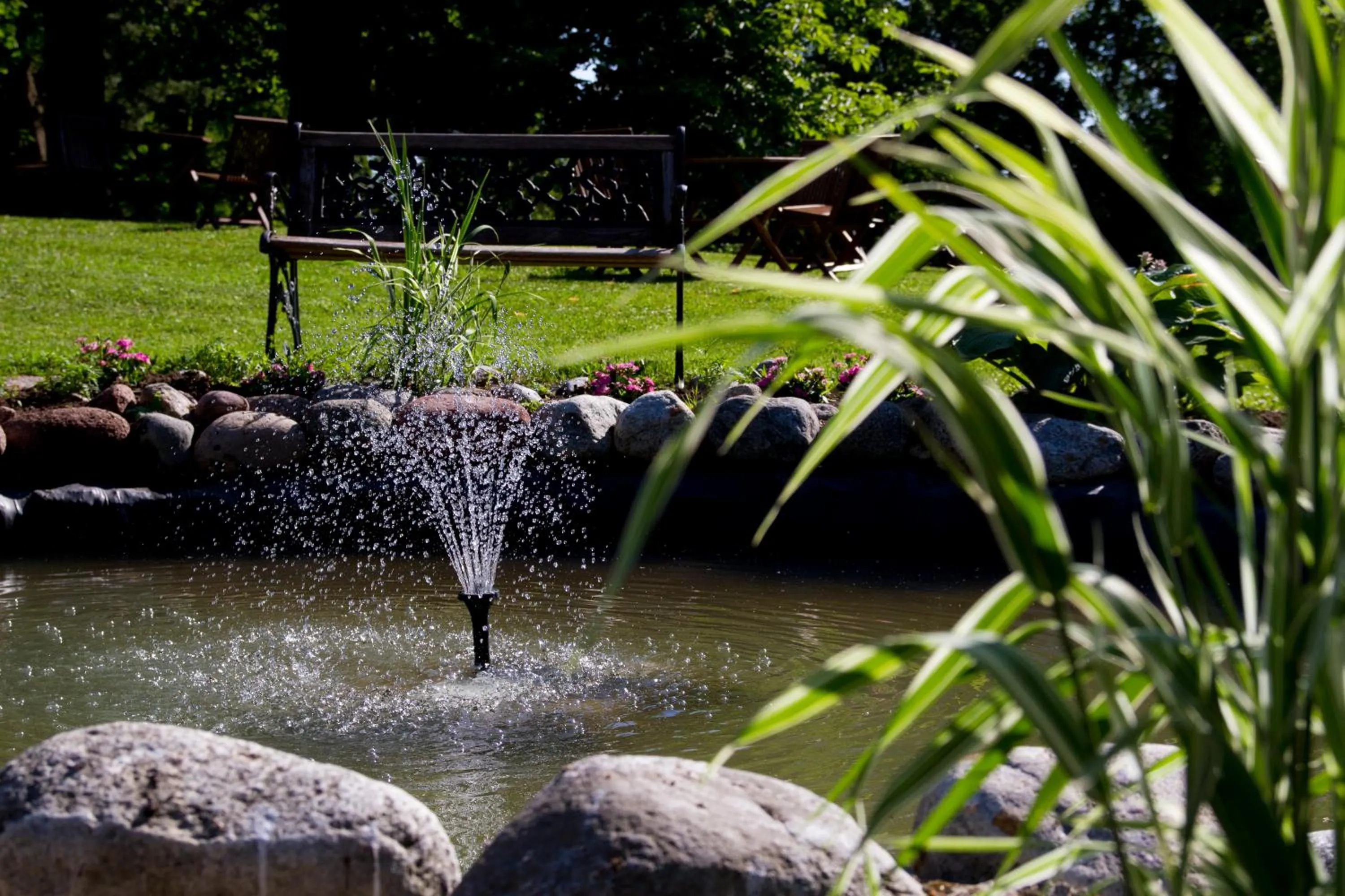 Garden in Backbyn Kartano