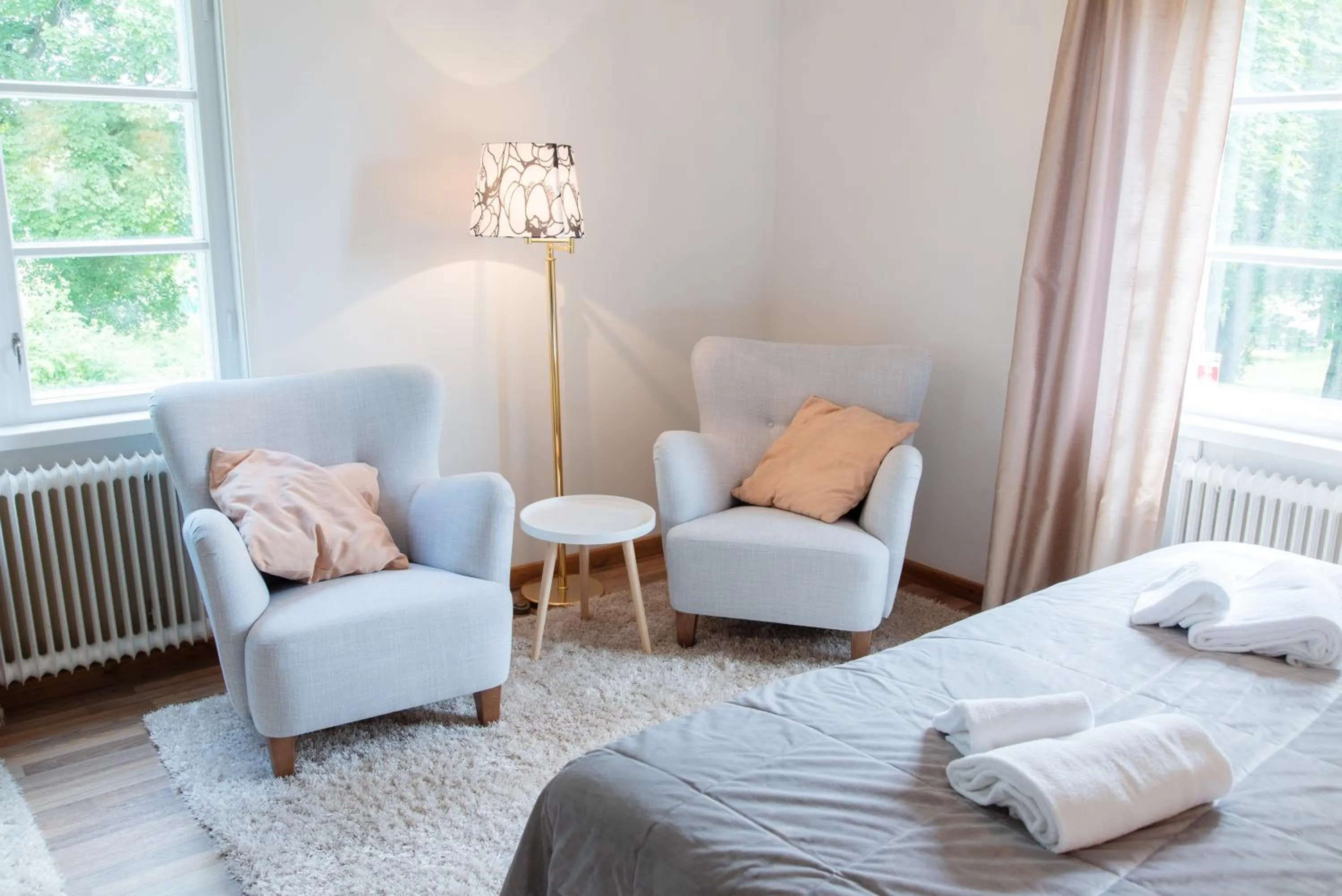 Bedroom, Bed in Backbyn Kartano