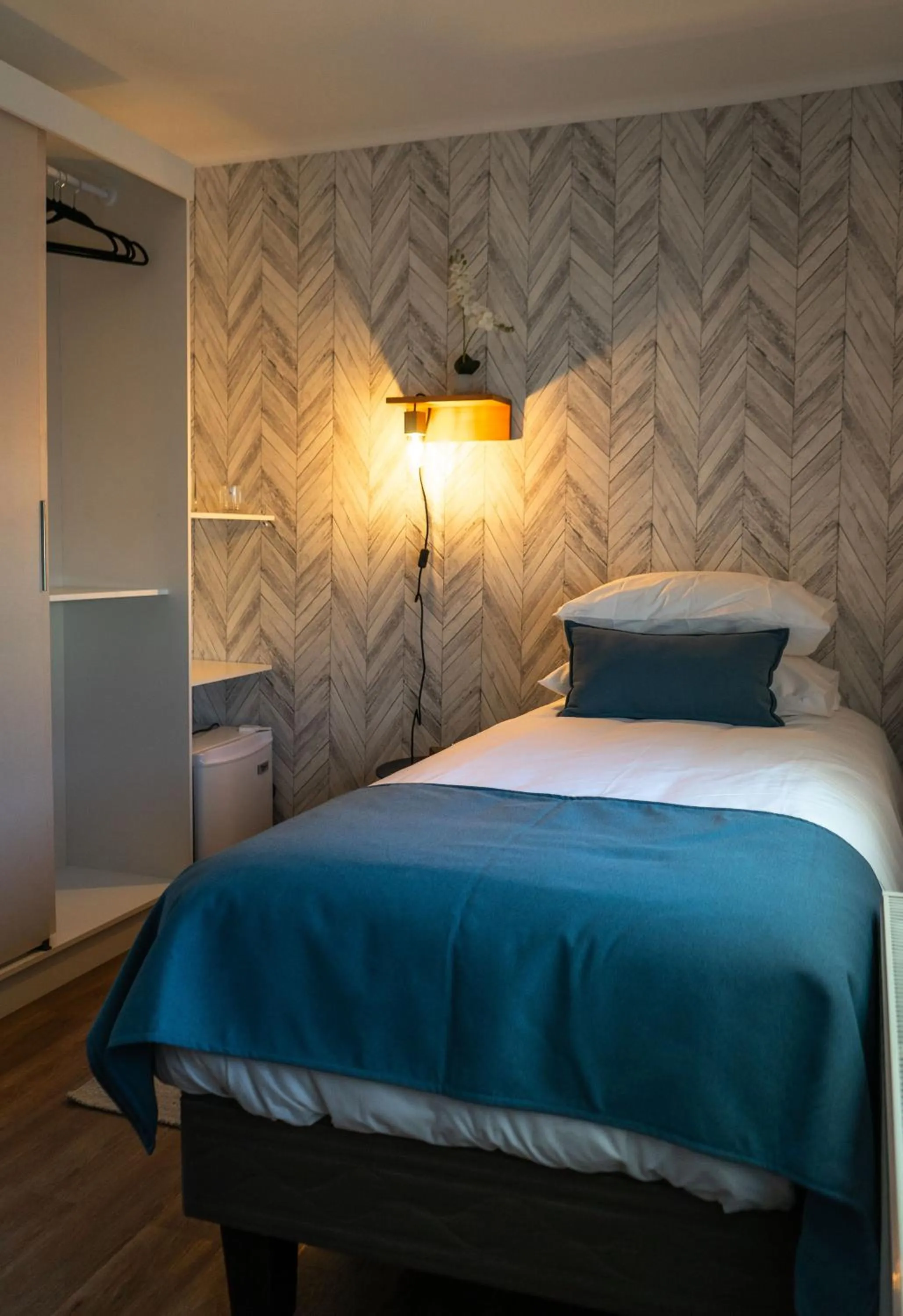 Bed in Hotel Boutique Restaurant Kran Kreen