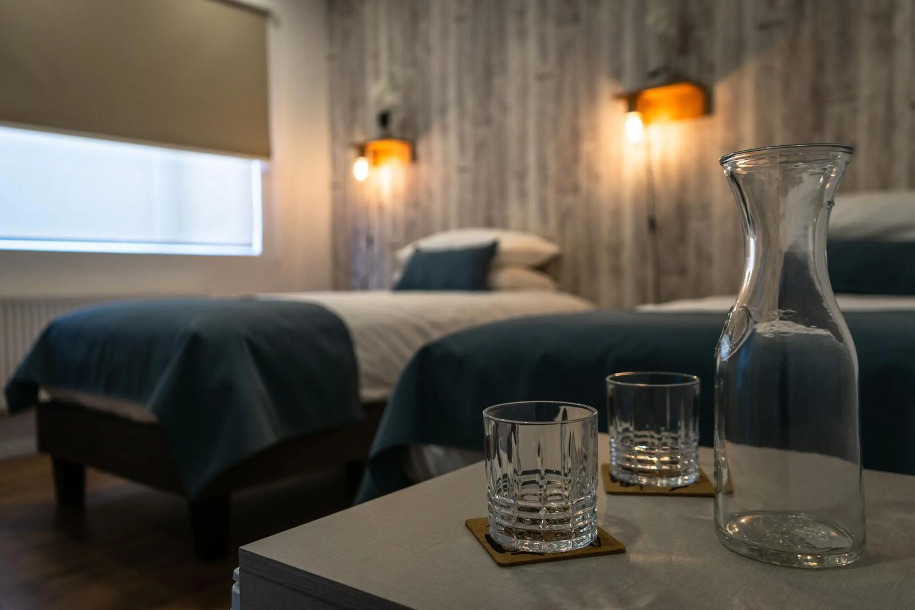 Bed in Hotel Boutique Restaurant Kran Kreen