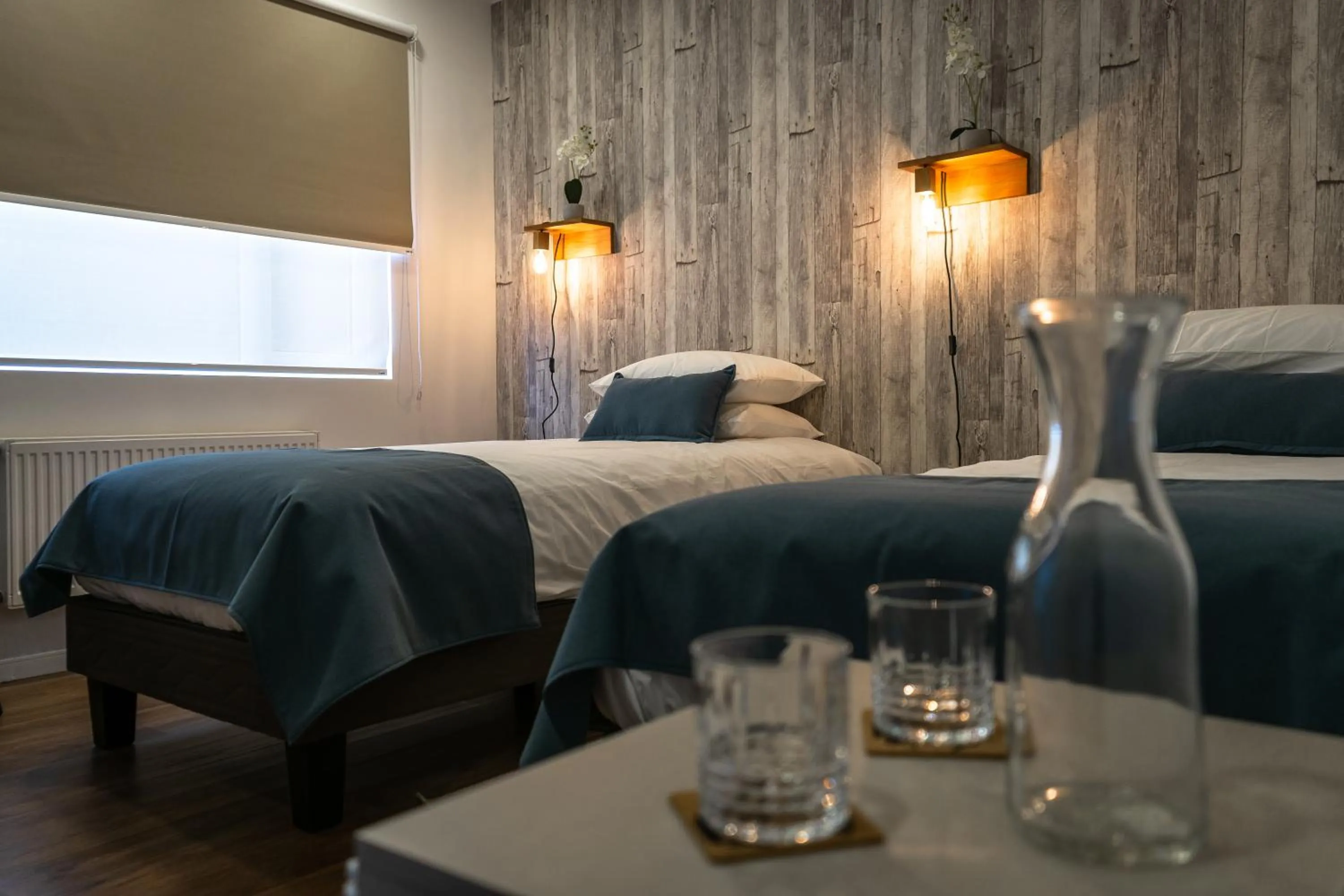 Bed in Hotel Boutique Restaurant Kran Kreen