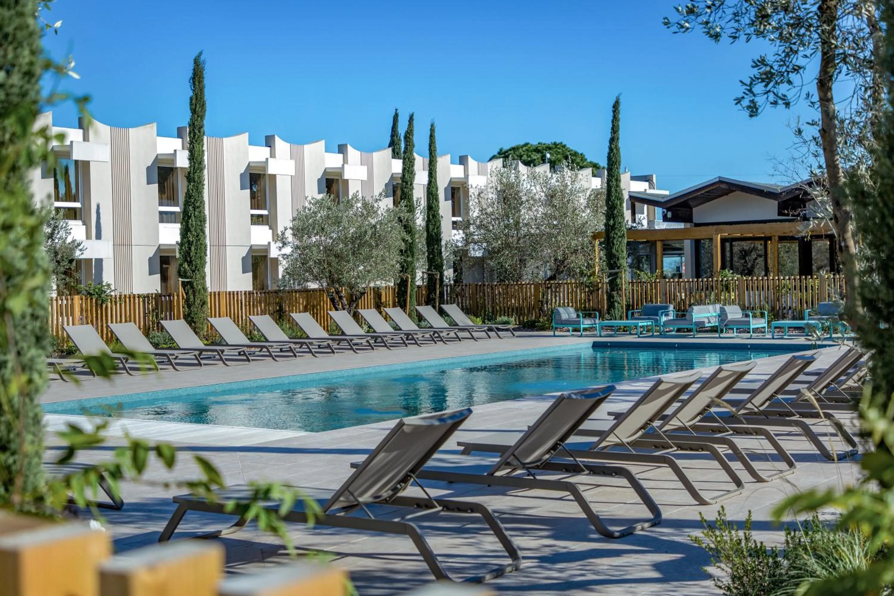 Swimming pool in Novotel Perpignan Nord Rivesaltes