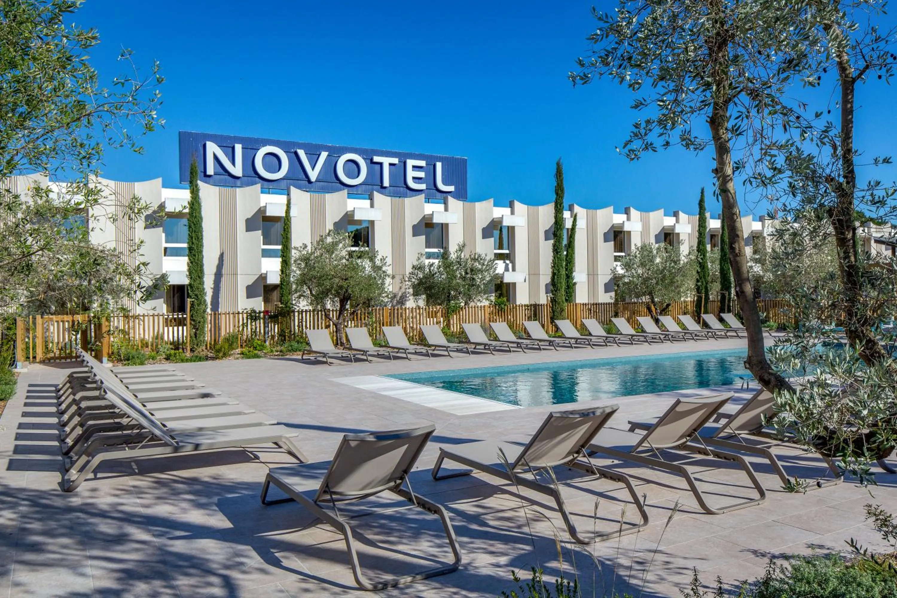 Swimming pool in Novotel Perpignan Nord Rivesaltes