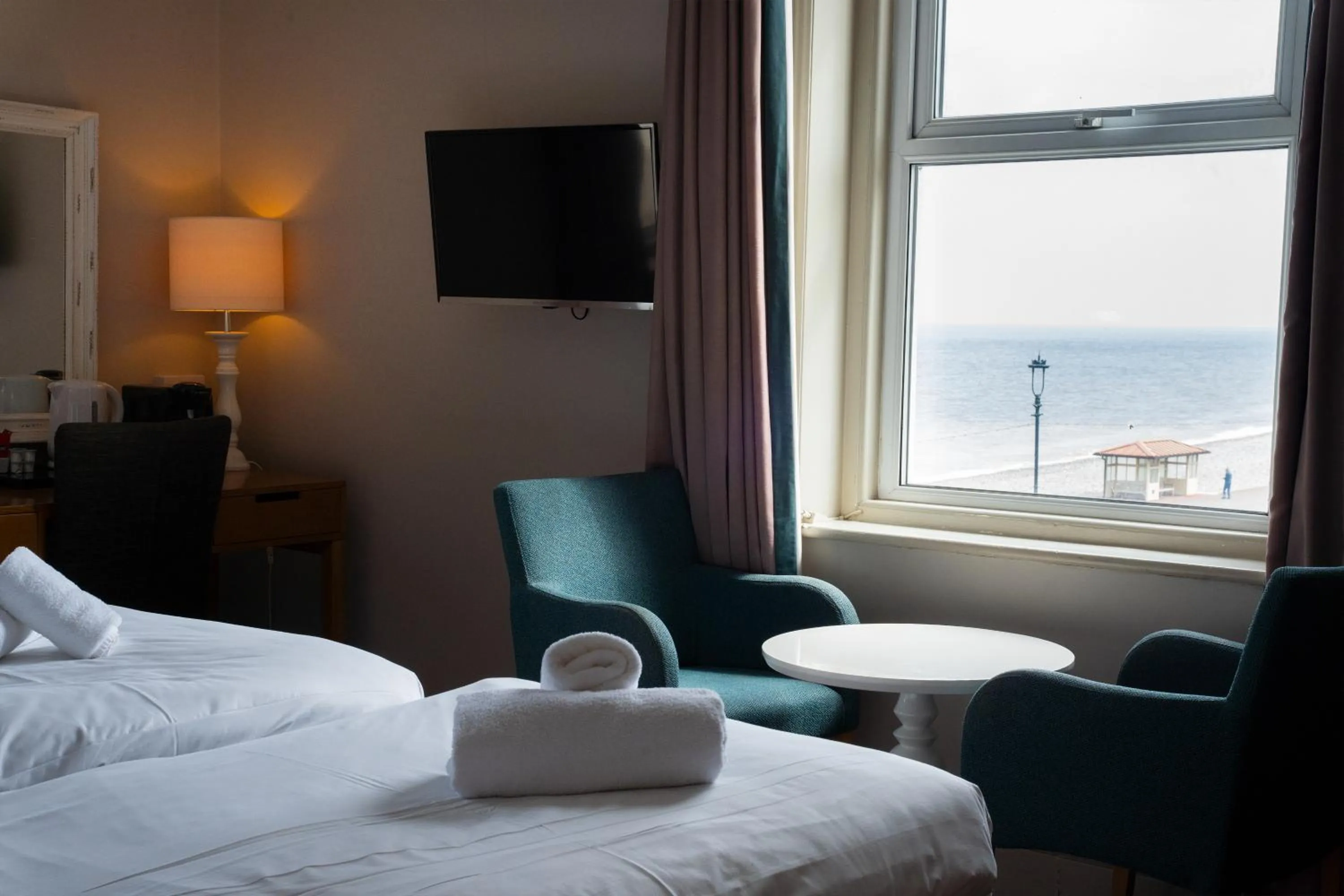 Bedroom, Bed in The Seafront Hotel by Compass Hospitality