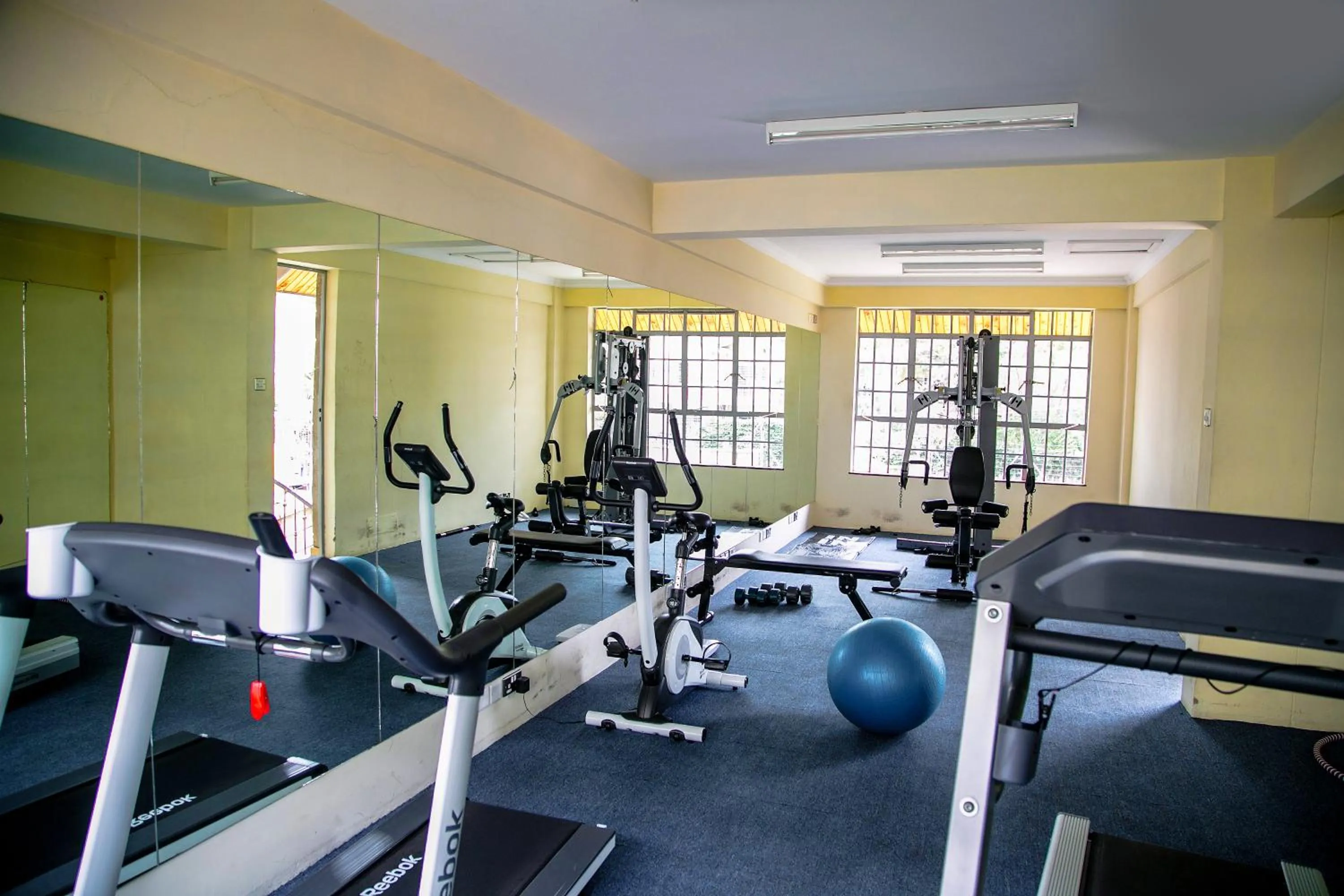 Fitness centre/facilities in Batians Apartment Hotel