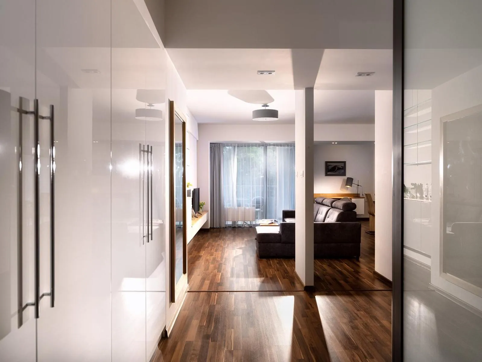 Bed in Atrium Apartamenty