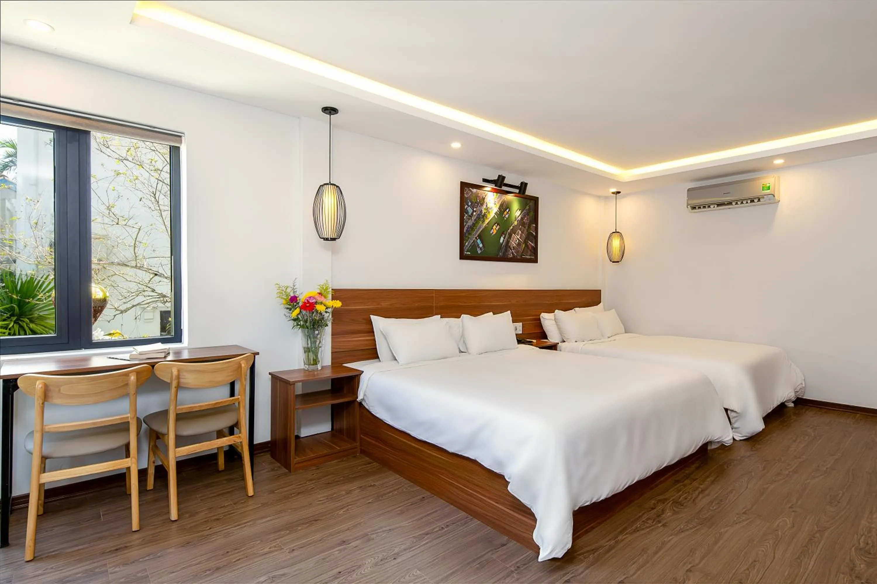 Bed in Riverside Impression Villa