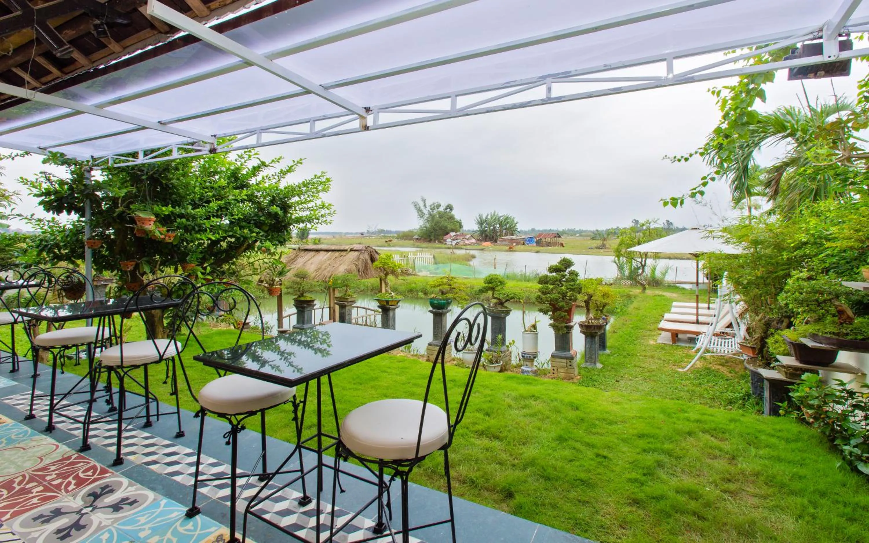 Buffet breakfast in Riverside Impression Villa