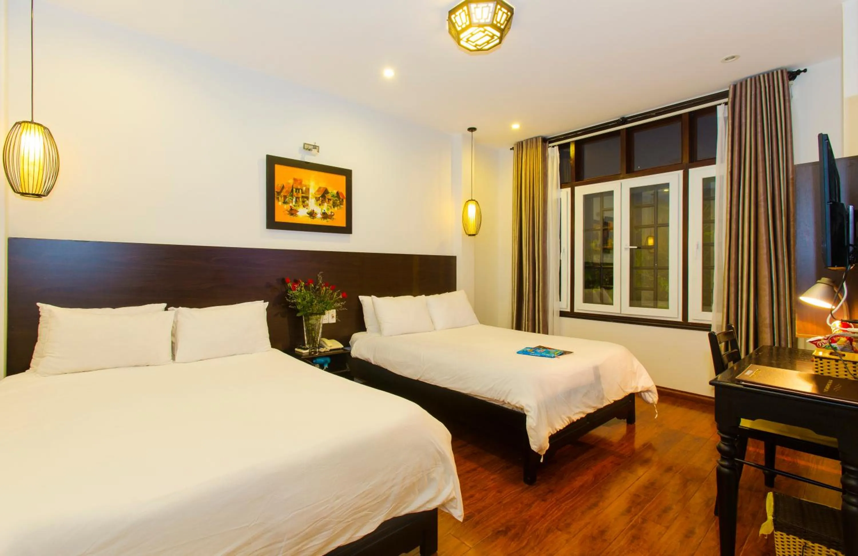 Bed in Riverside Impression Villa