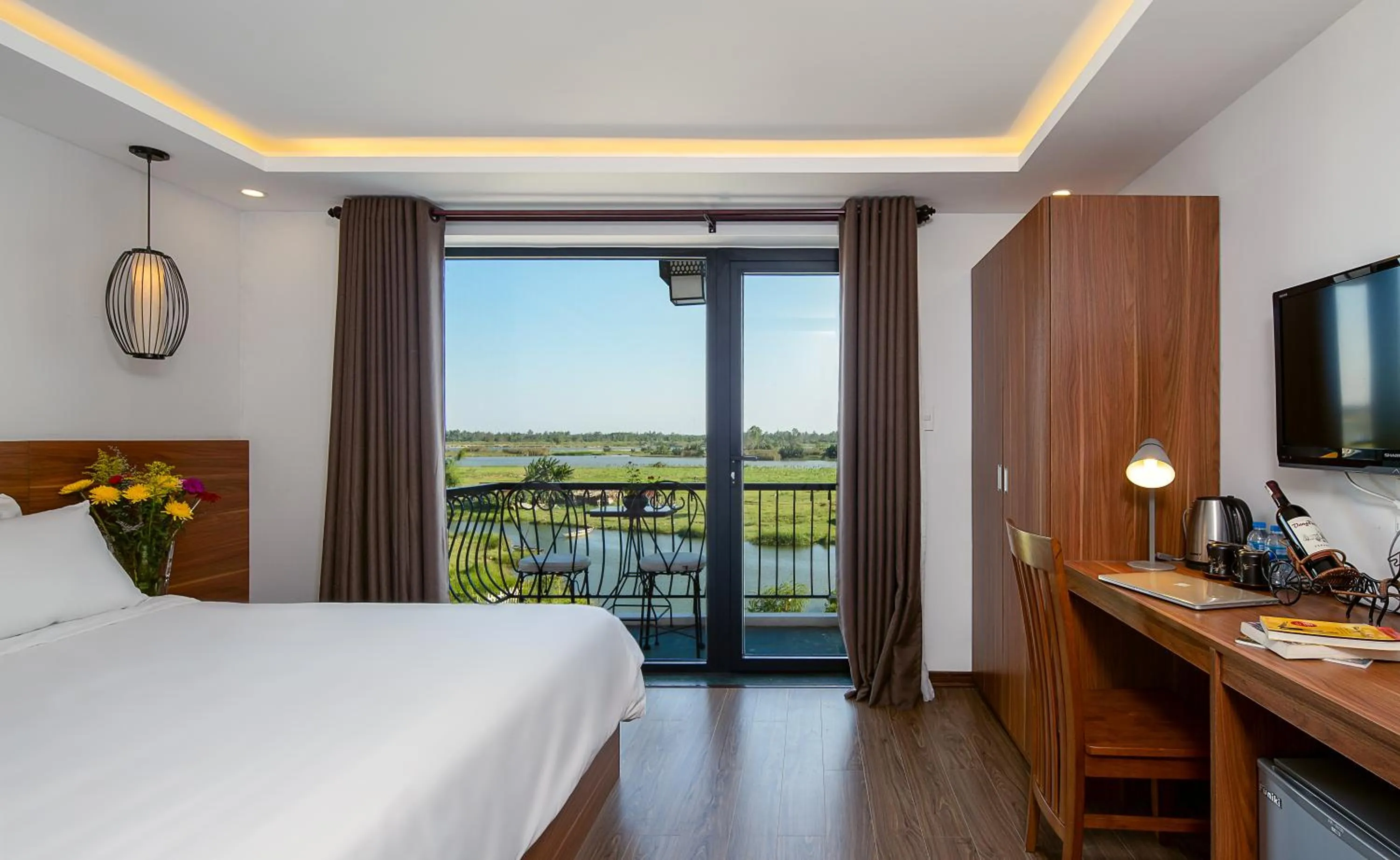 Bed in Riverside Impression Villa