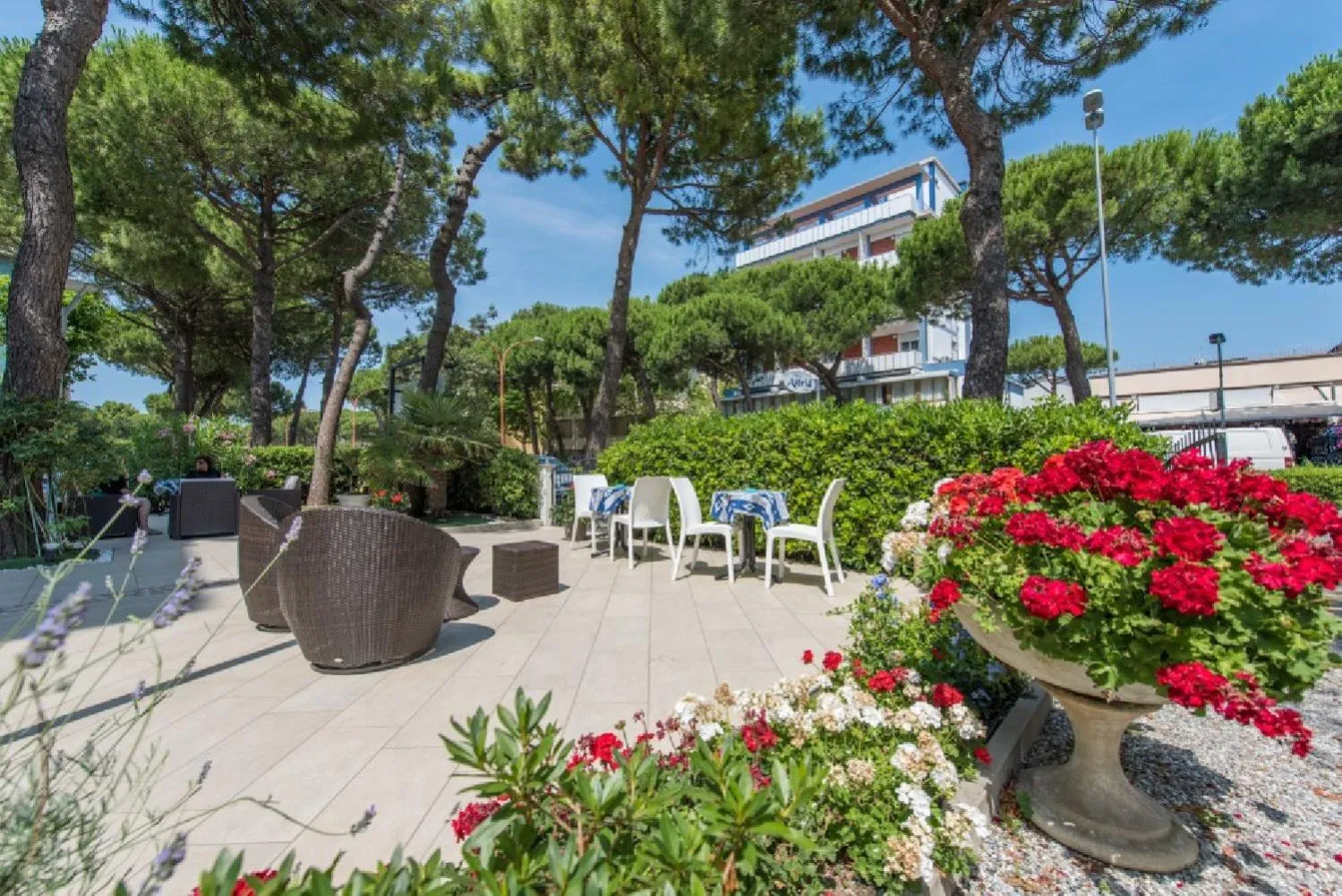 Patio in Hotel Palladio B&B
