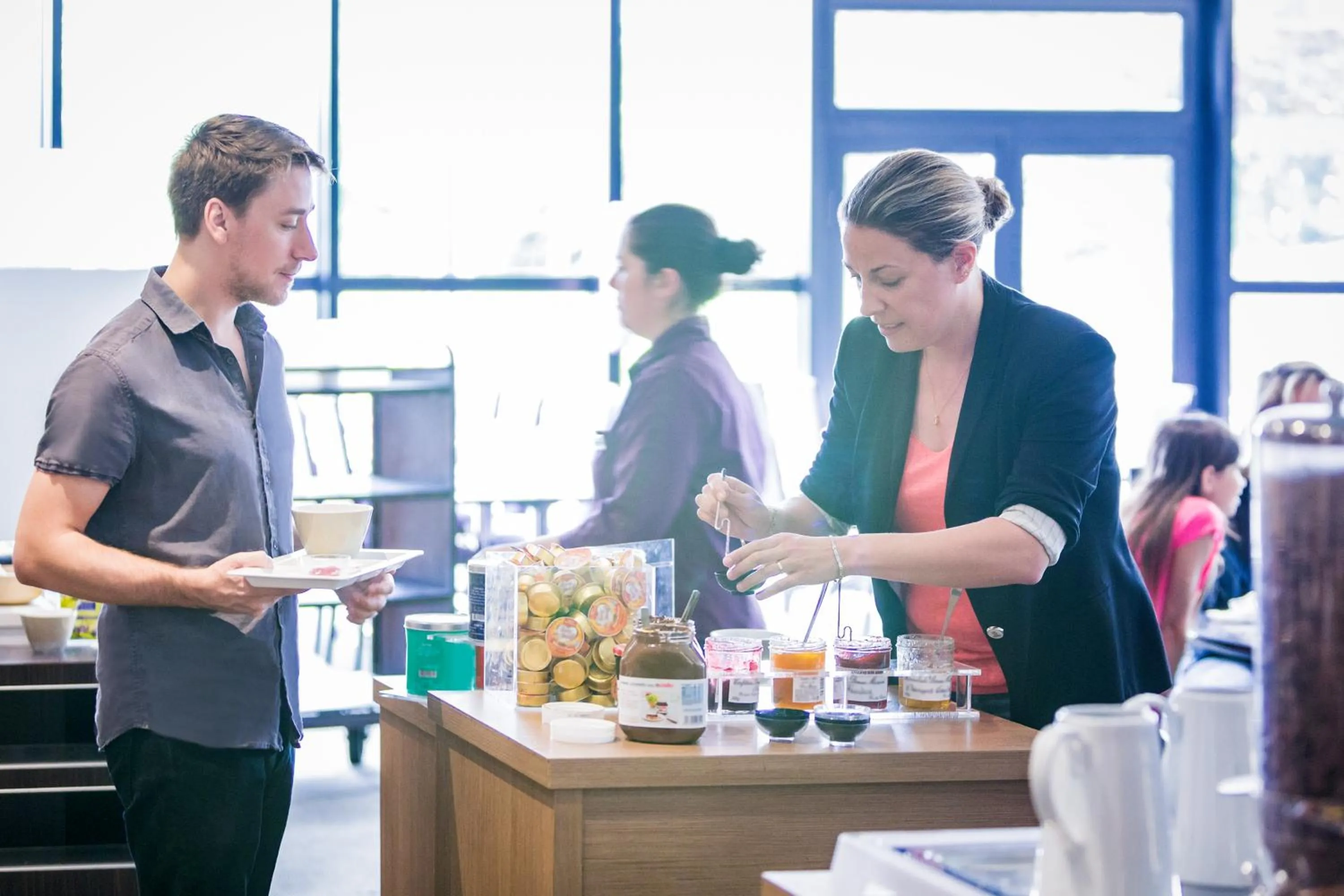 Buffet breakfast in Novotel Poitiers Site du Futuroscope