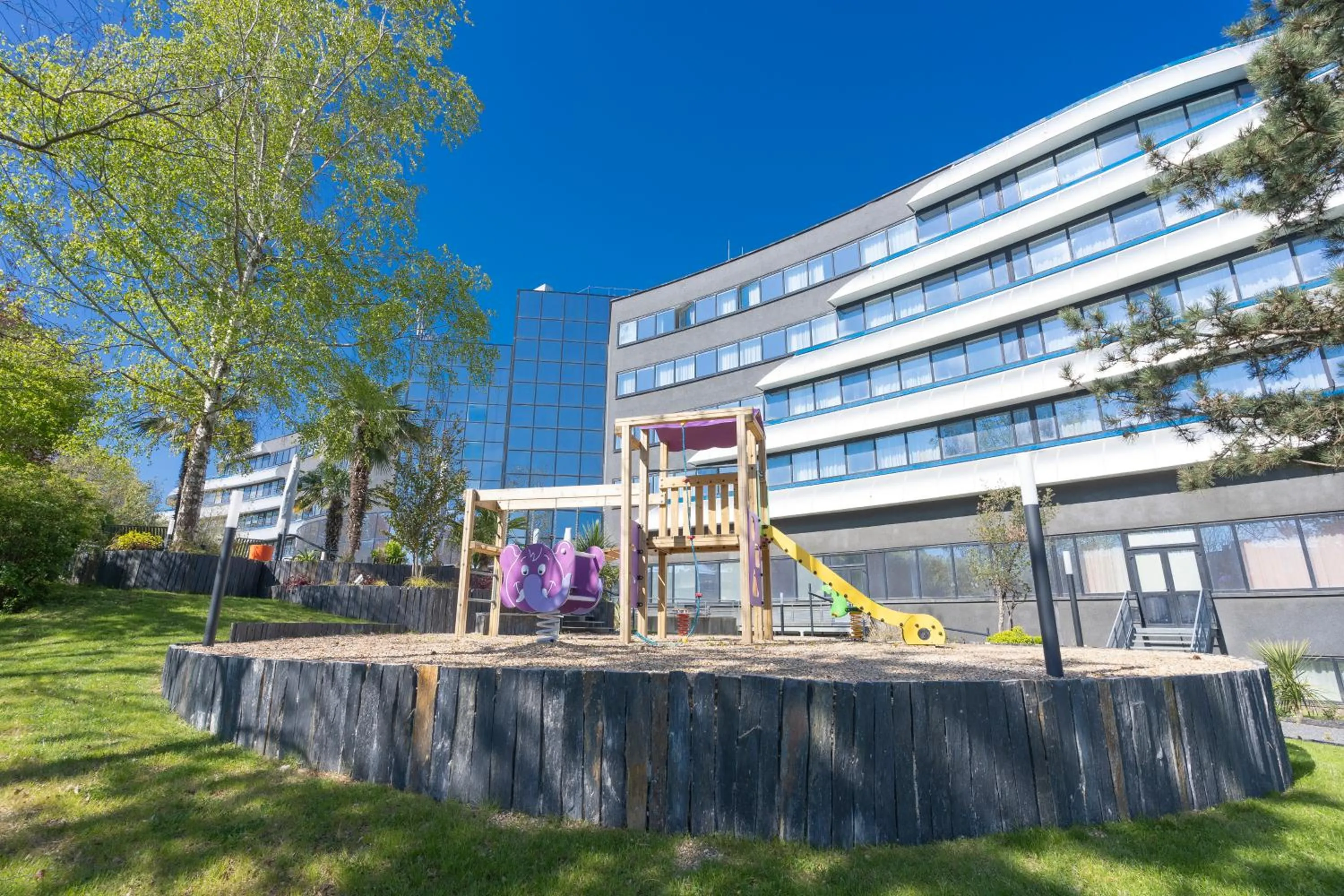 Children play ground in Novotel Poitiers Site du Futuroscope