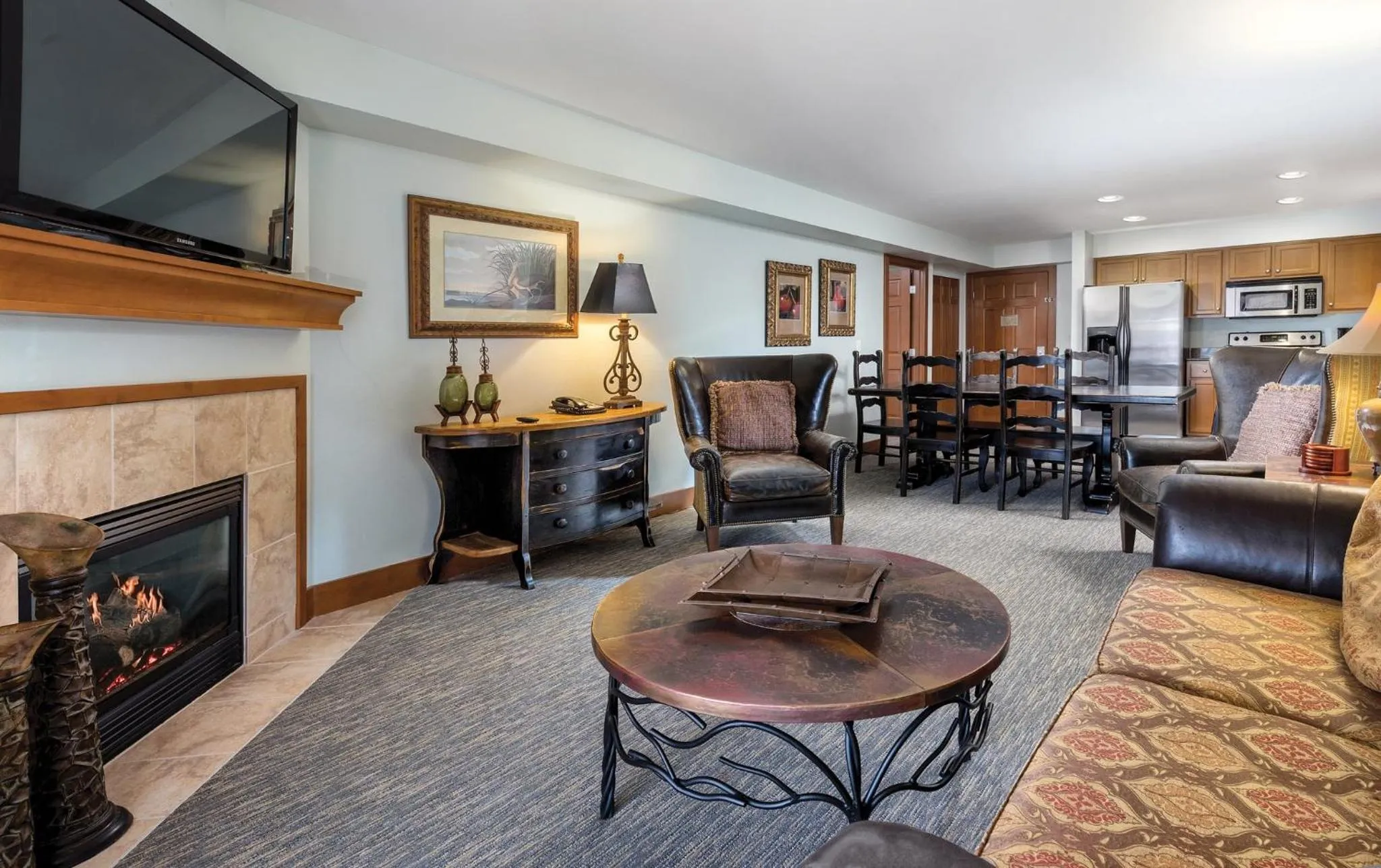 Living room in WorldMark Blaine