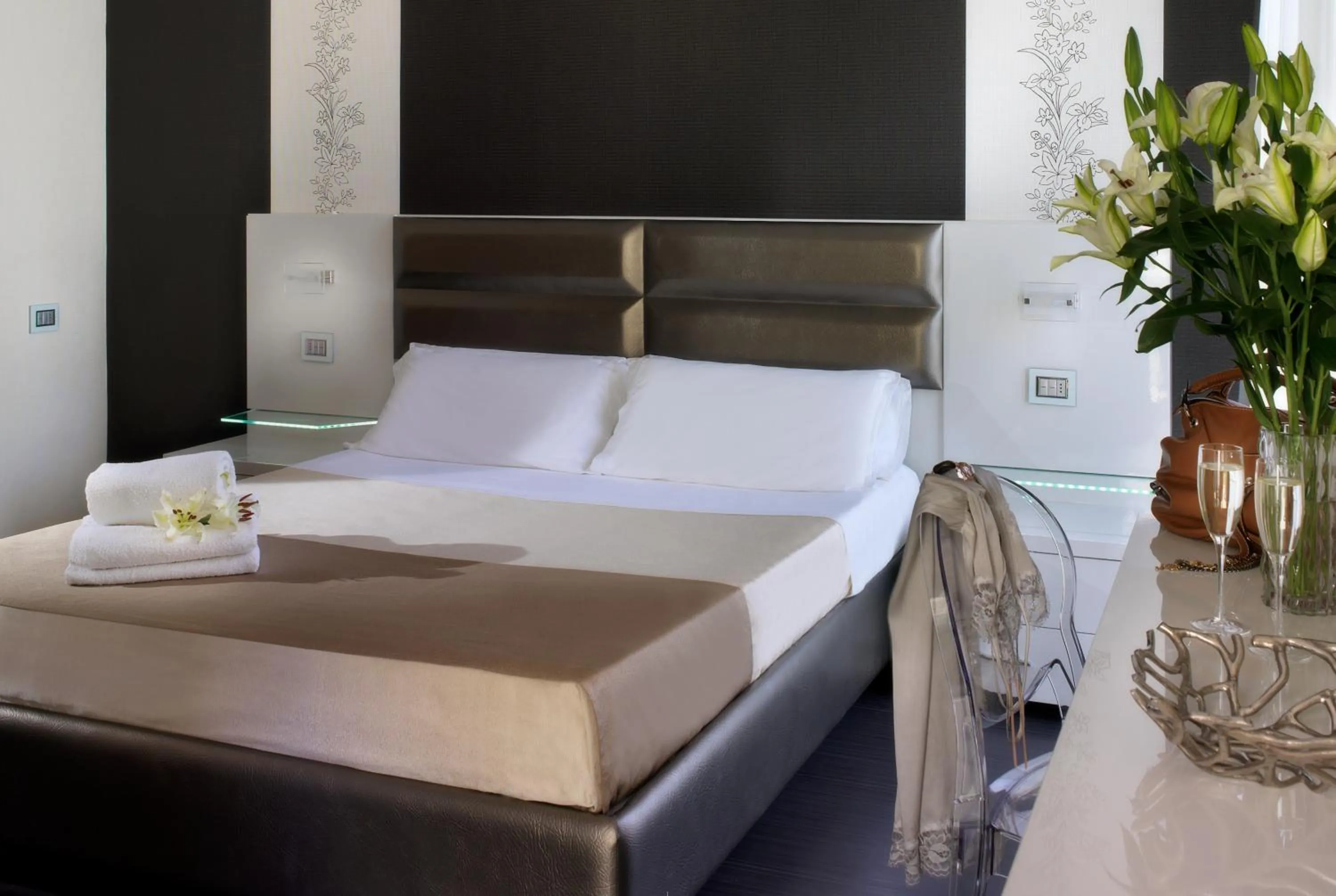 Bedroom, Bed in Hotel Vistamare