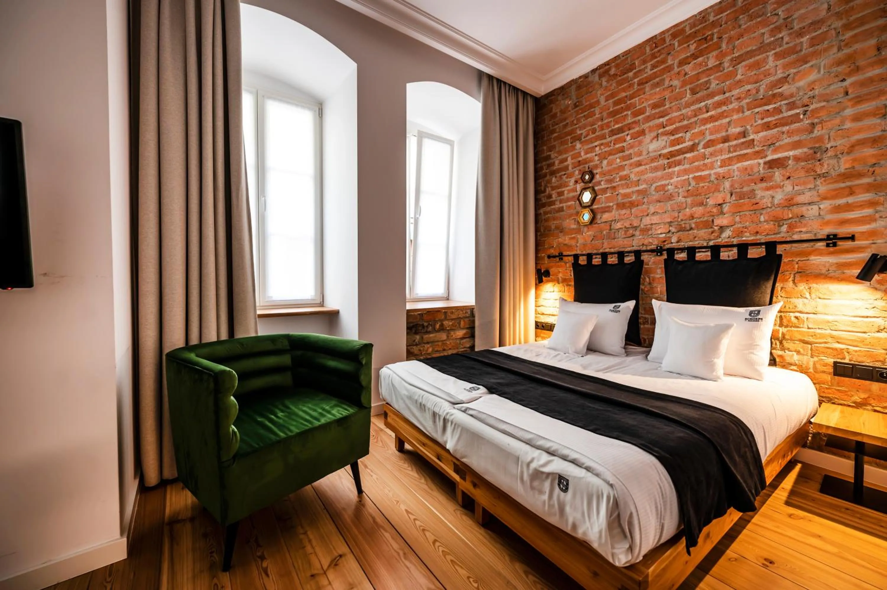 Bed in Apartamenty Schoeps Residence by Noclegi Renters