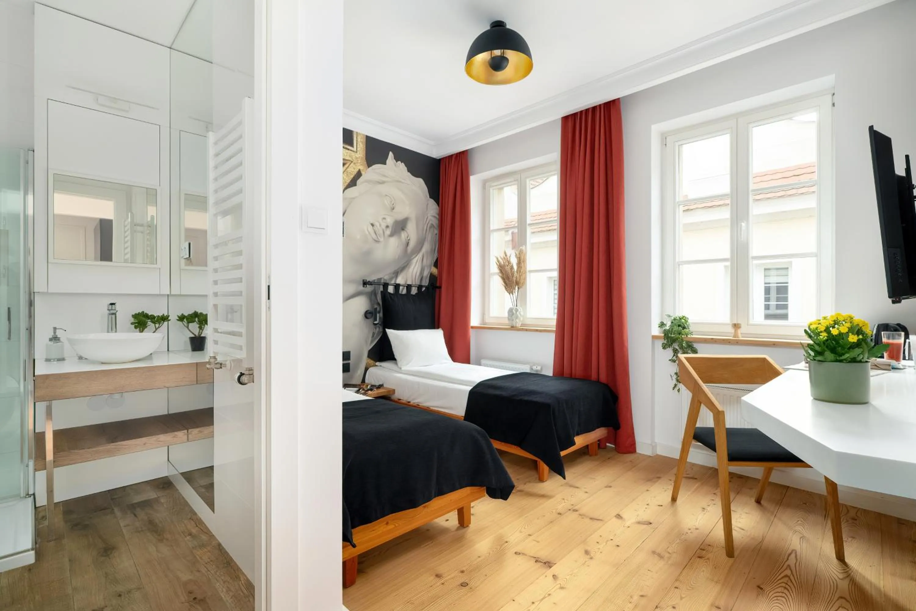 Bed in Apartamenty Schoeps Residence by Noclegi Renters