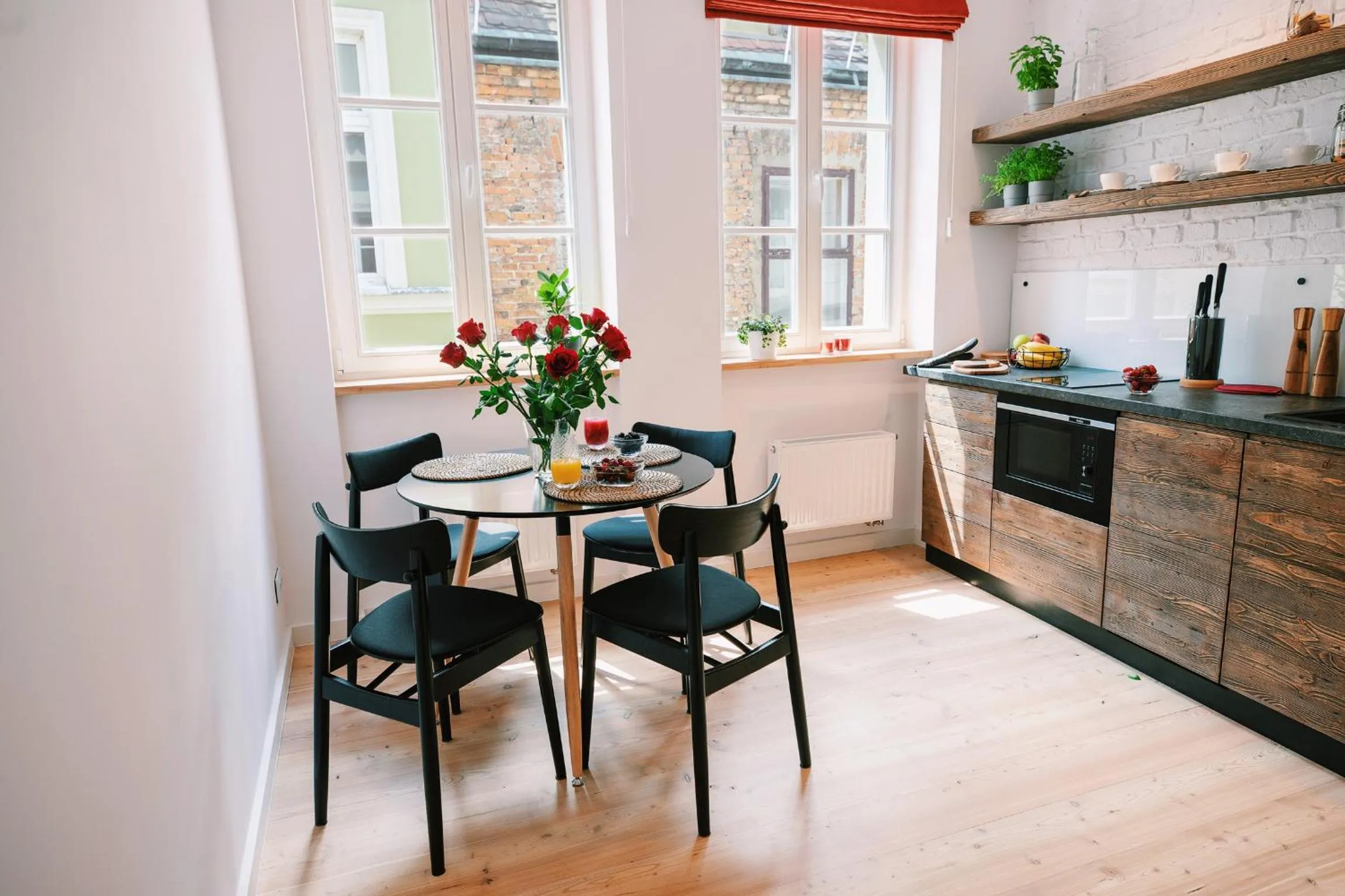 Kitchen or kitchenette in Apartamenty Schoeps Residence by Noclegi Renters