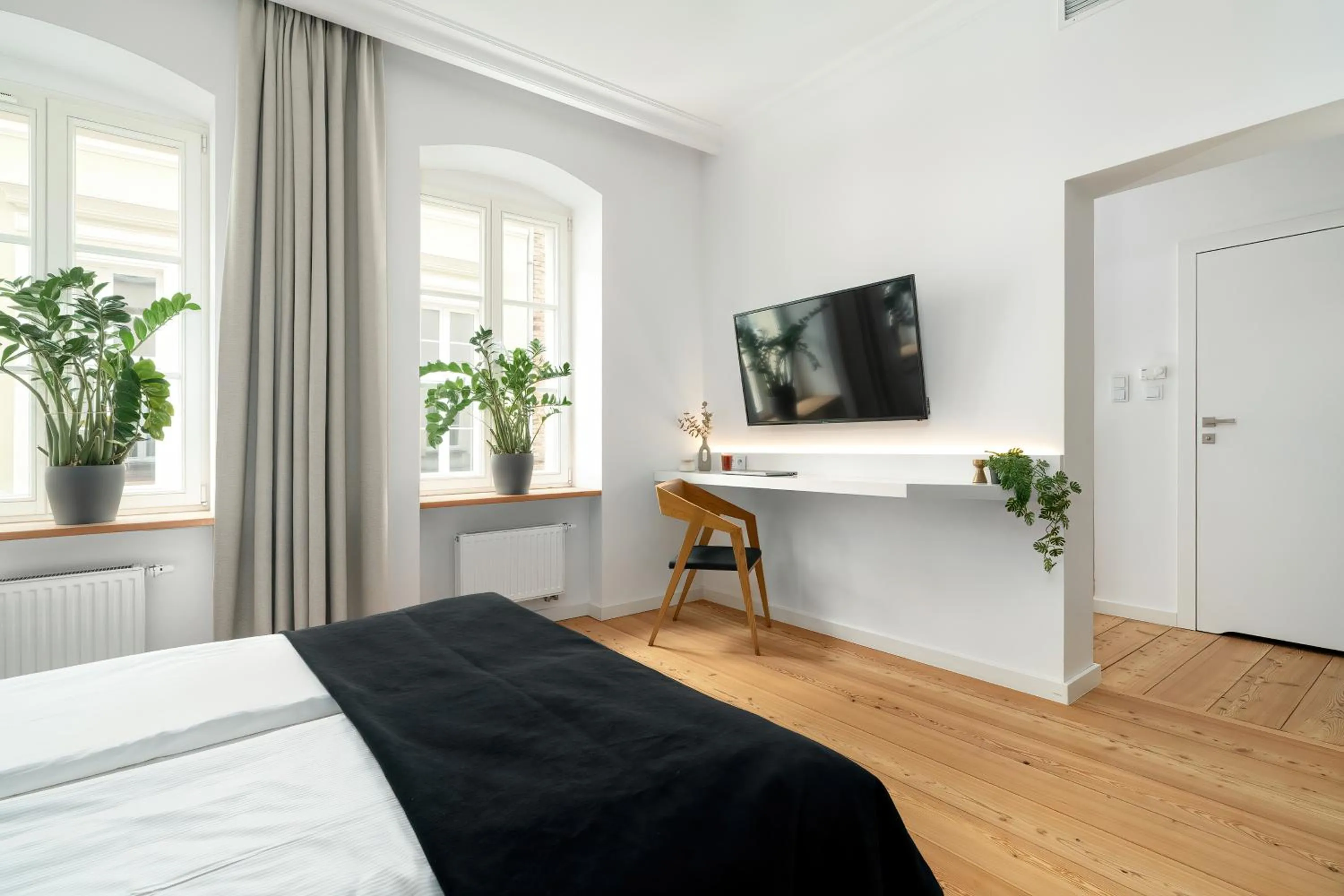 Bed in Apartamenty Schoeps Residence by Noclegi Renters