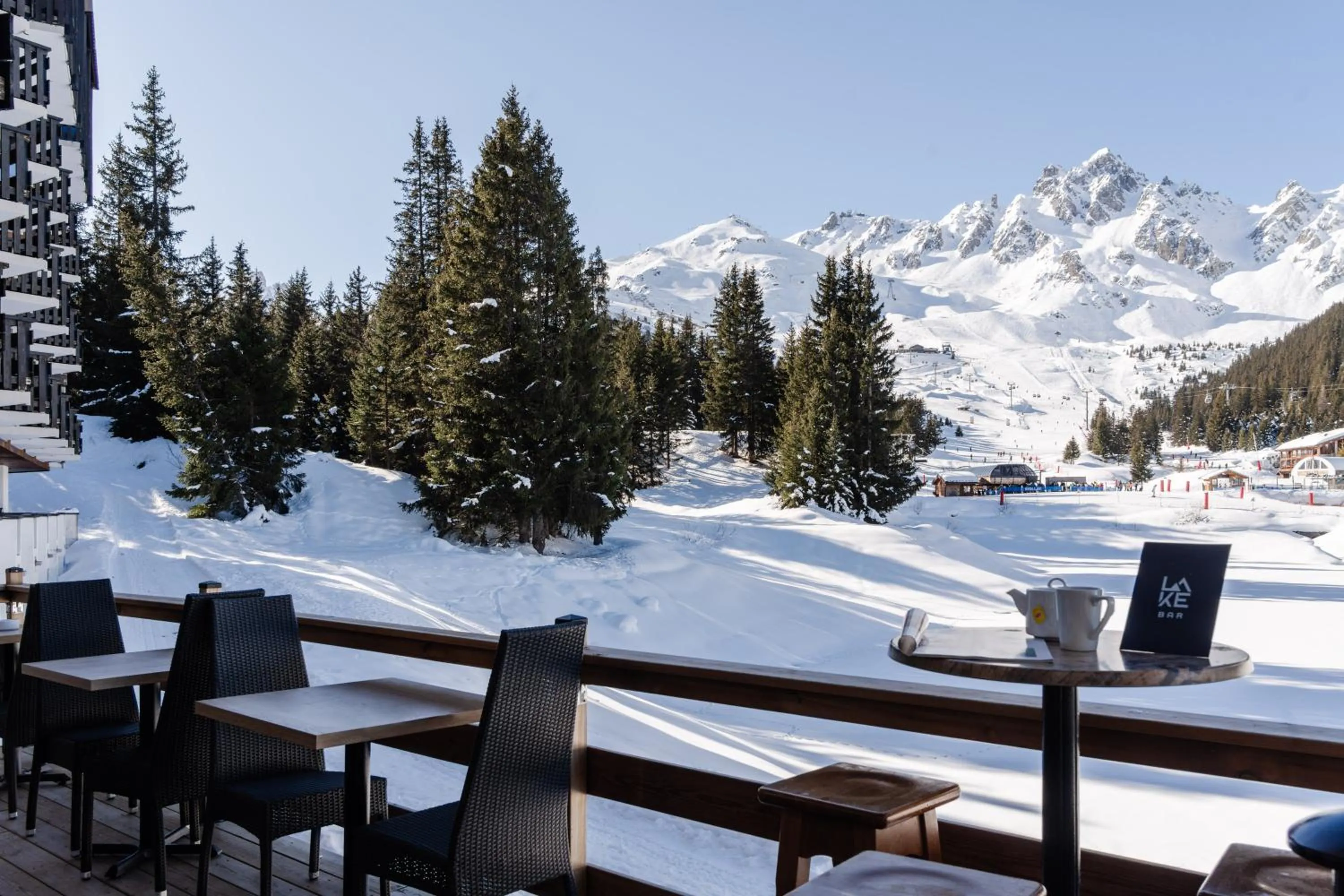 Balcony/Terrace in Lake Hotel Courchevel 1850
