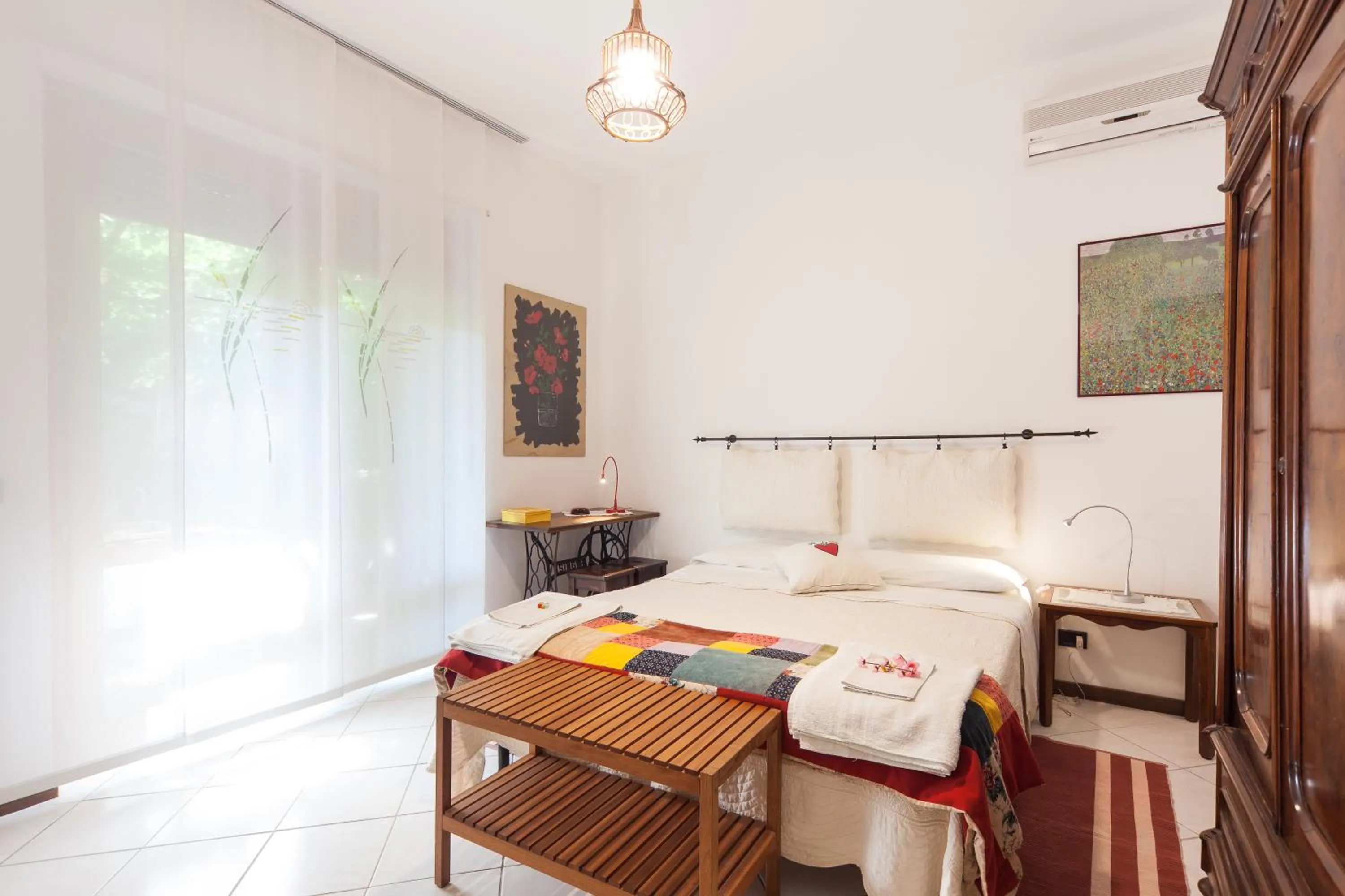 Balcony/Terrace, Bed in Al Quadrifoglio Bed & Breakfast