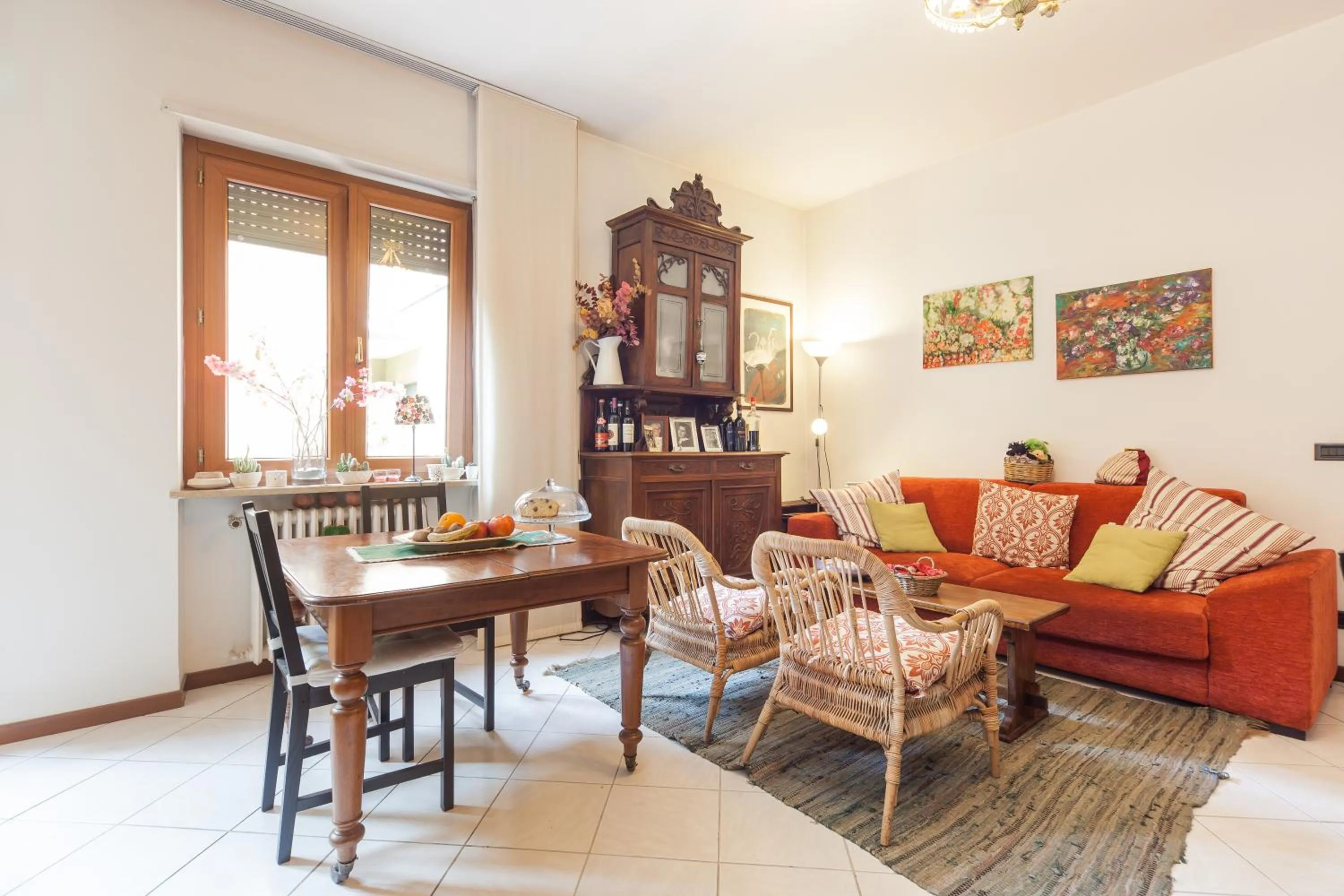 Communal lounge/ TV room in Al Quadrifoglio Bed & Breakfast