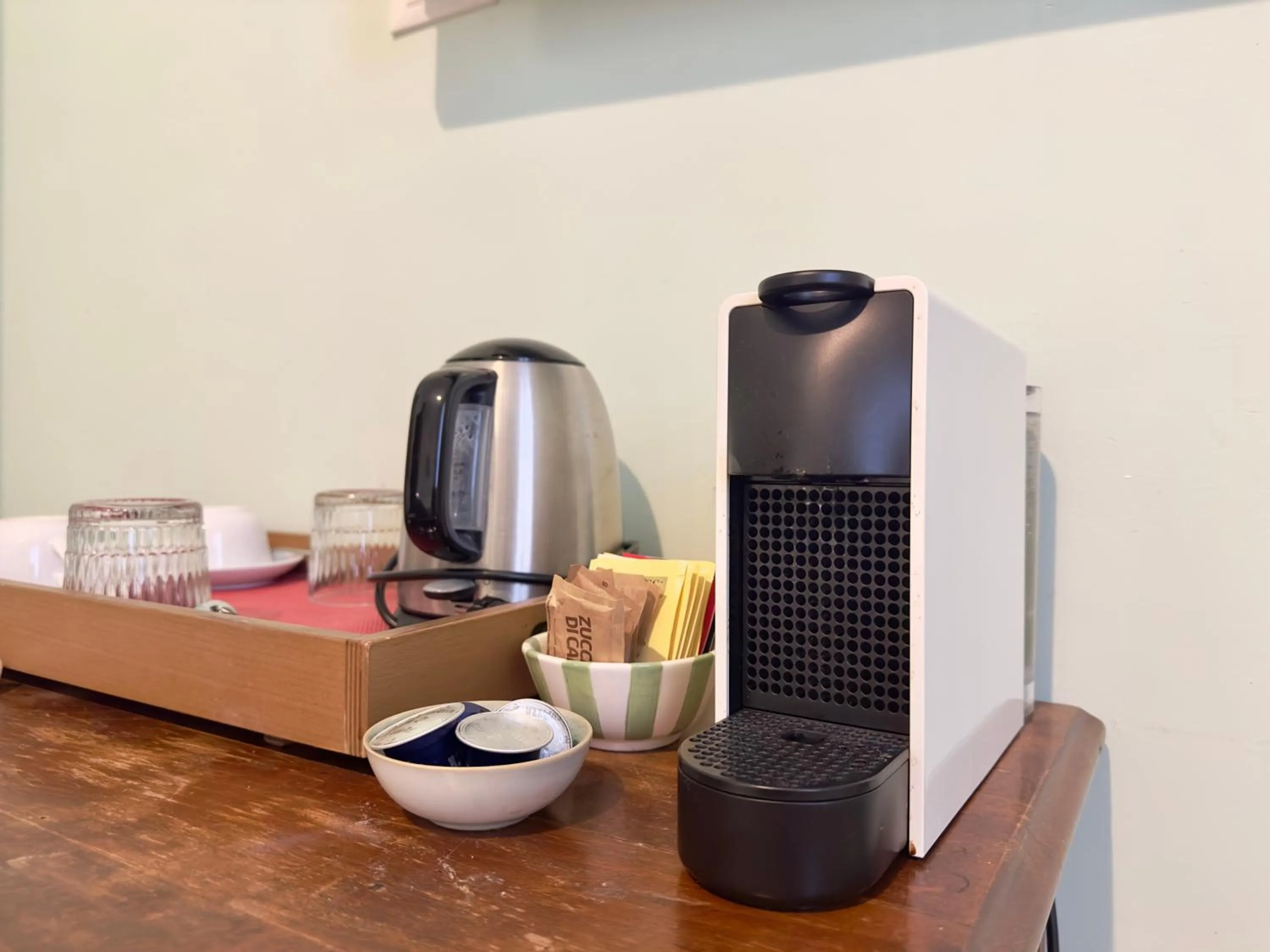 Coffee/tea facilities in B&B Santi Quattro Al Colosseo
