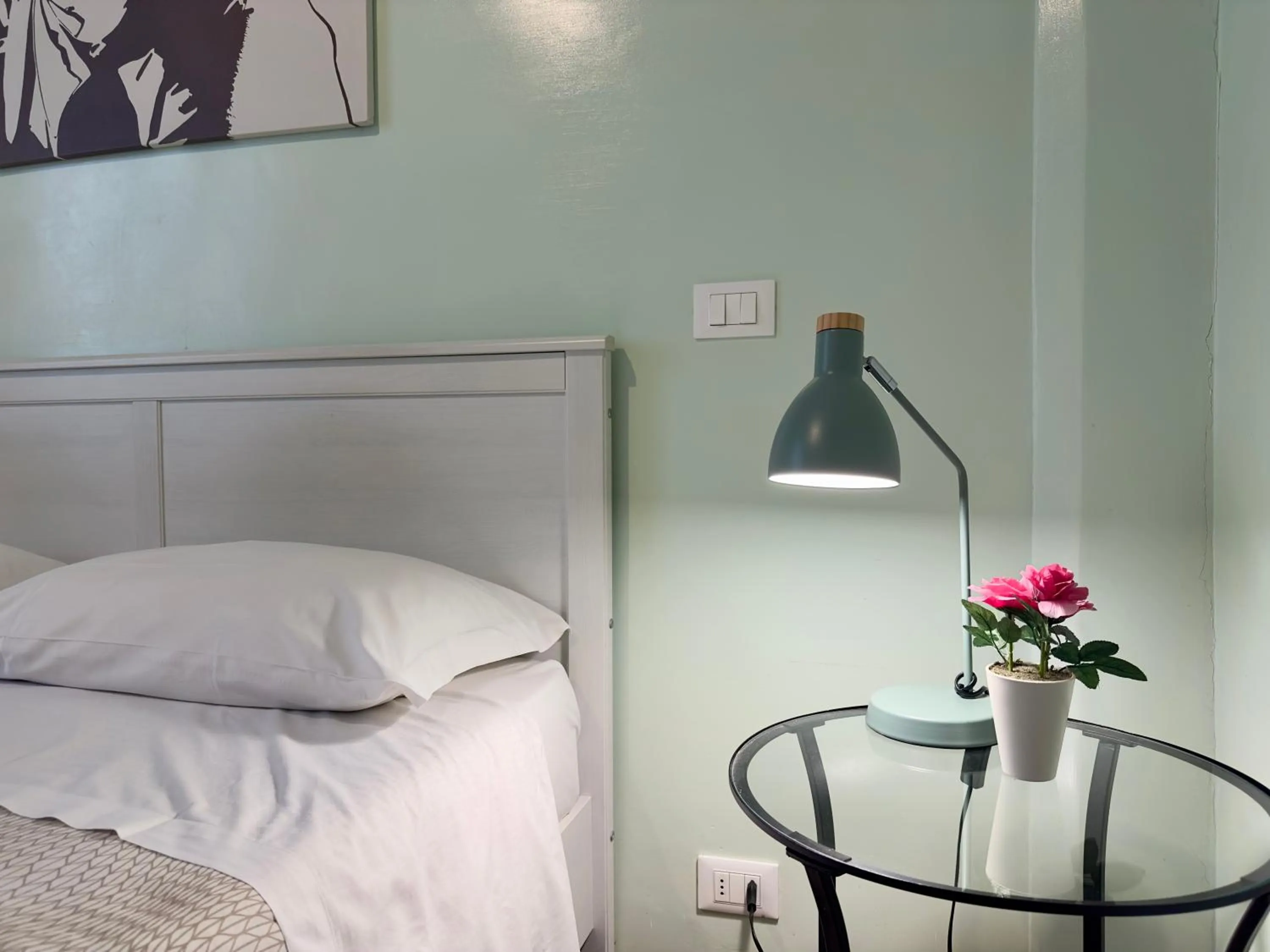 Bedroom, Bed in B&B Santi Quattro Al Colosseo