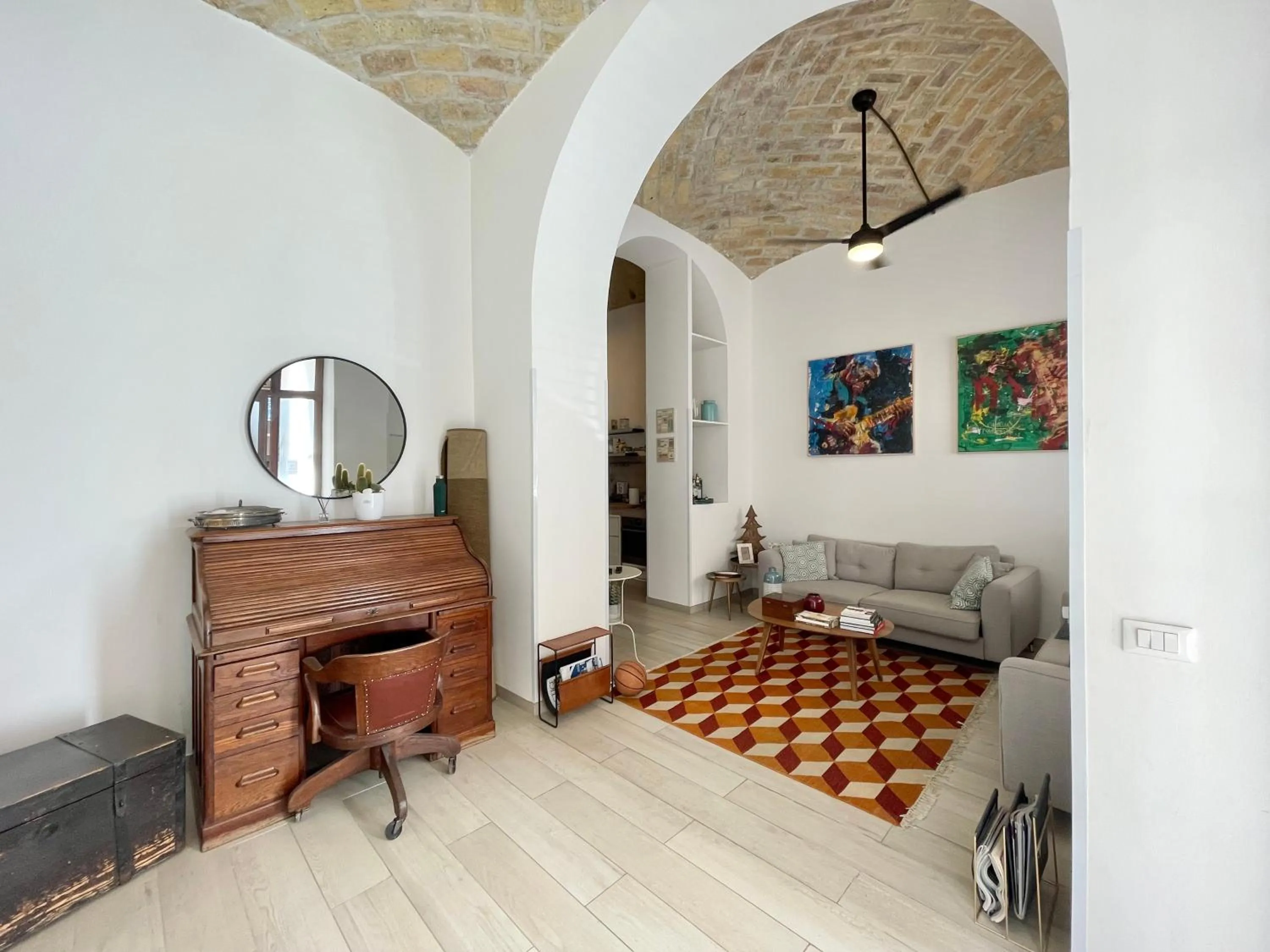 Living room in B&B Santi Quattro Al Colosseo