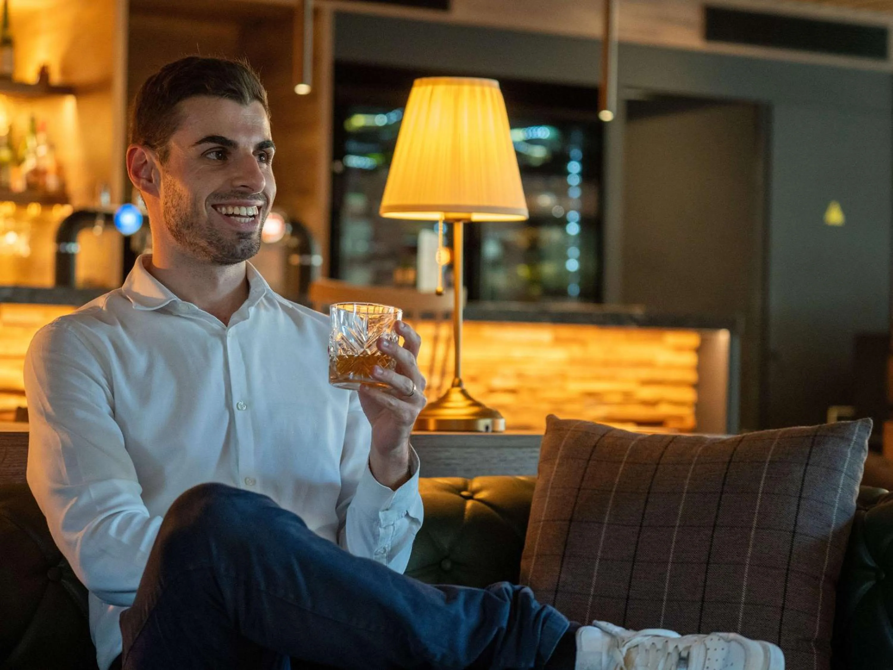 Lounge or bar in Novotel Rouen Sud