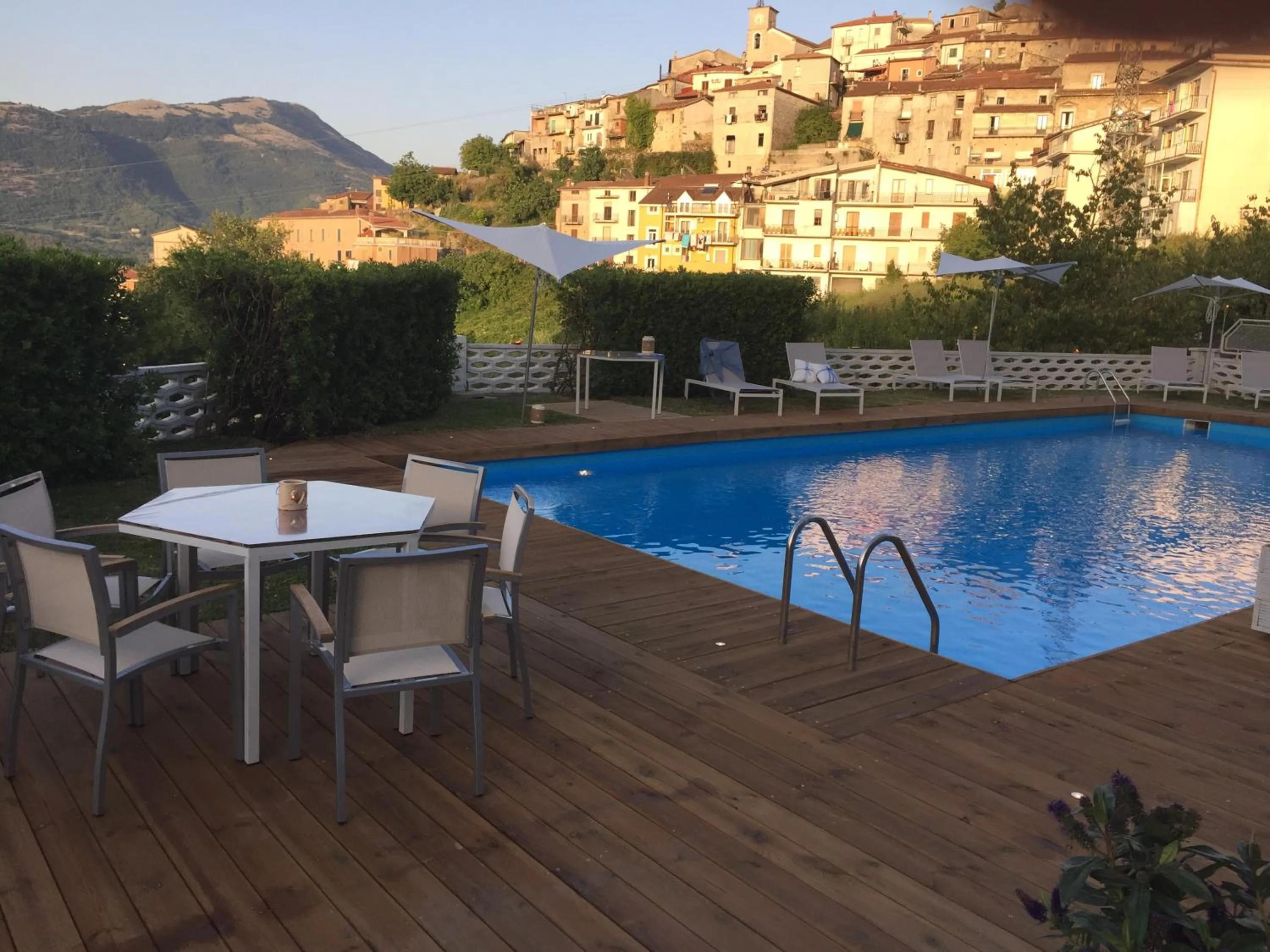 Pool view in Albergo Ristorante Cavaliere