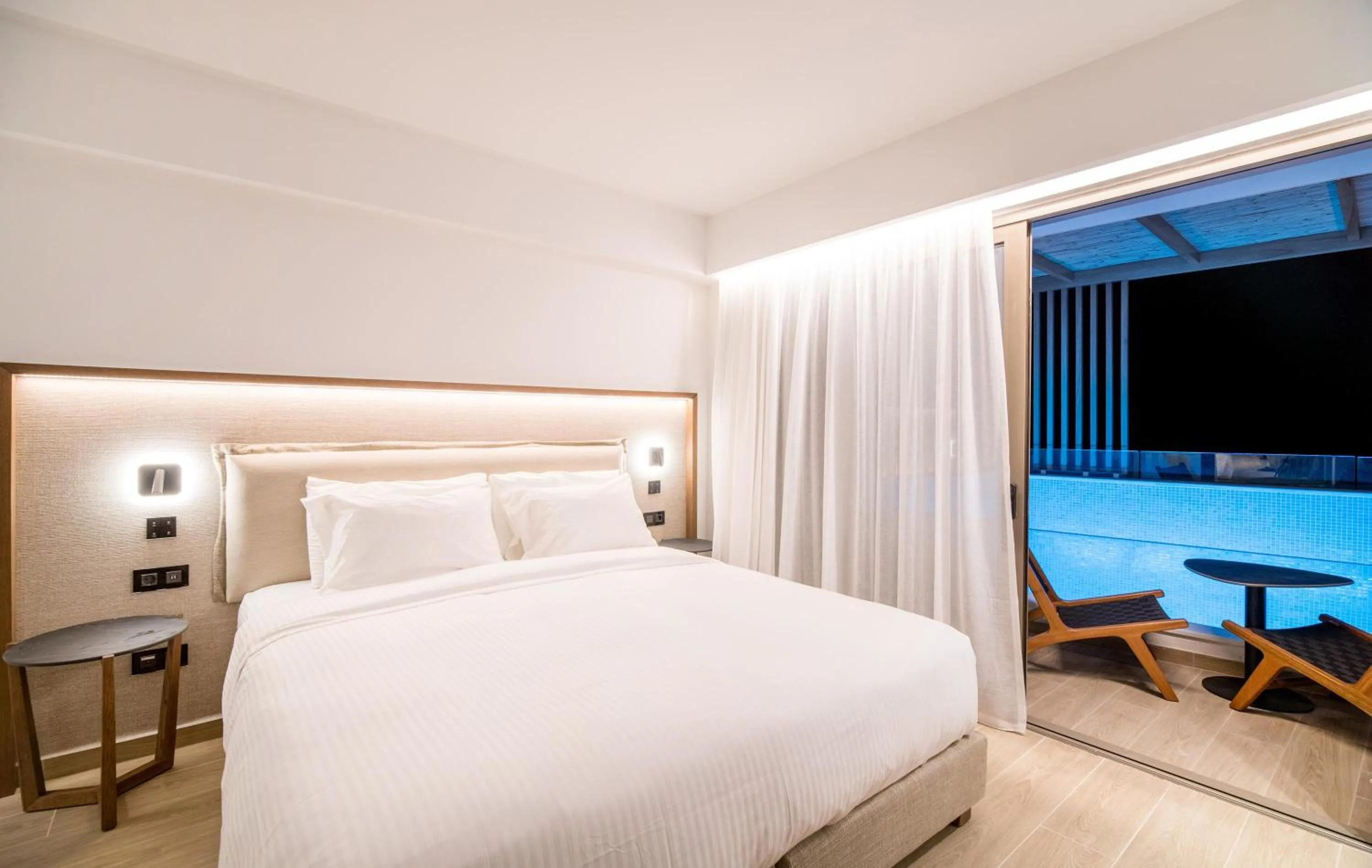 Photo of the whole room, Bed in AKASHA Beach Hotel & Spa