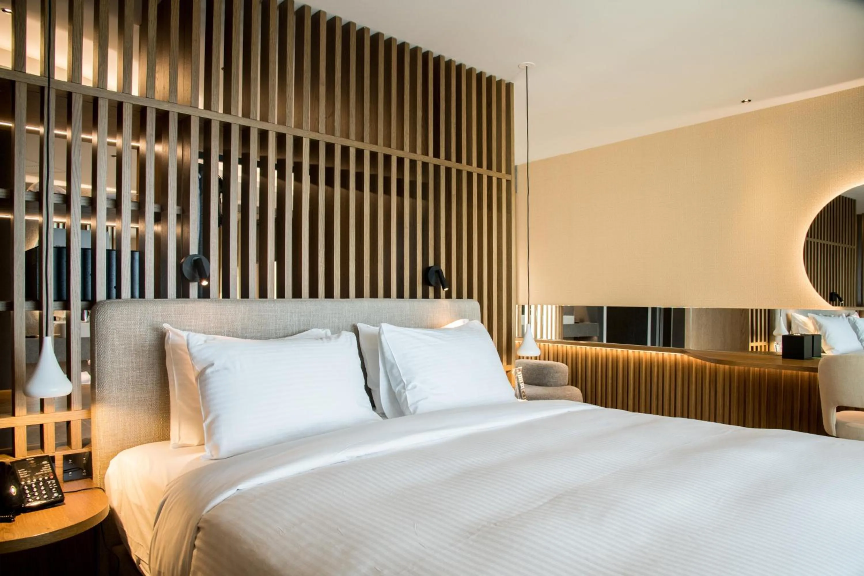 Photo of the whole room, Bed in AKASHA Beach Hotel & Spa