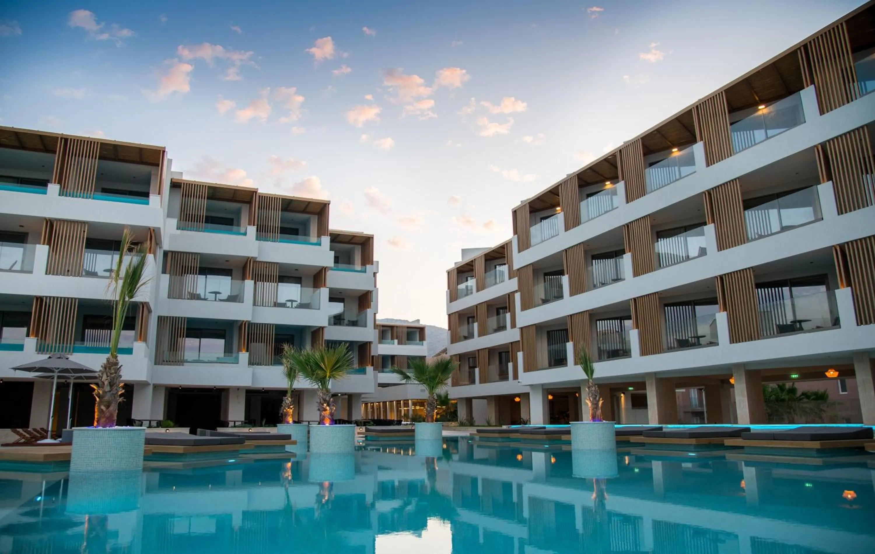 Swimming pool in AKASHA Beach Hotel & Spa