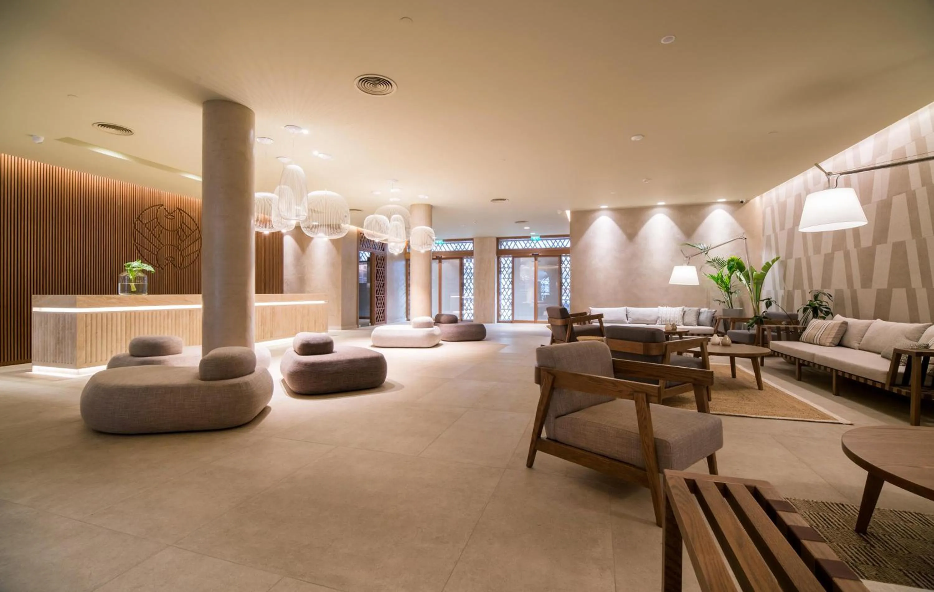 Lobby or reception in AKASHA Beach Hotel & Spa