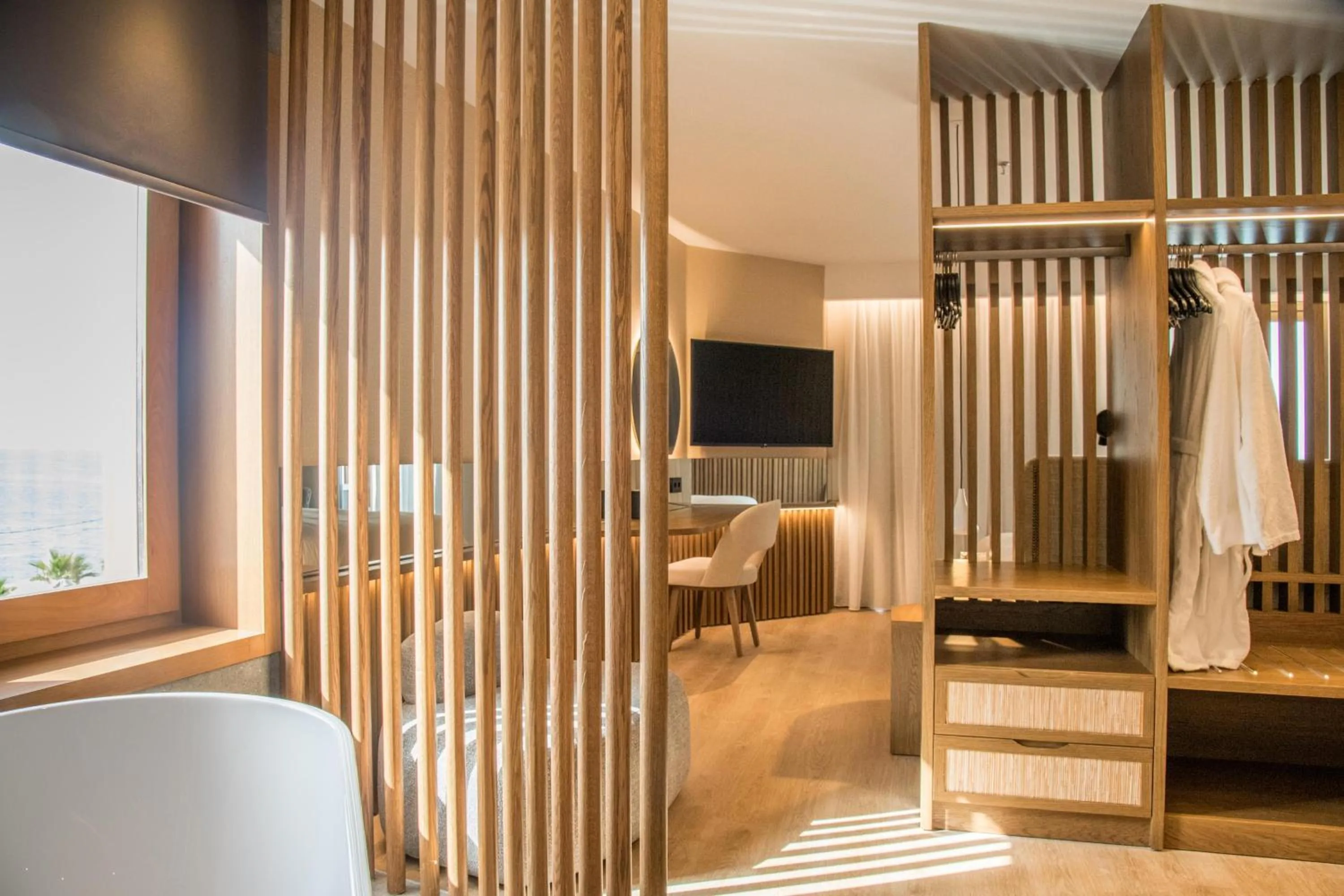 Photo of the whole room, Bed in AKASHA Beach Hotel & Spa