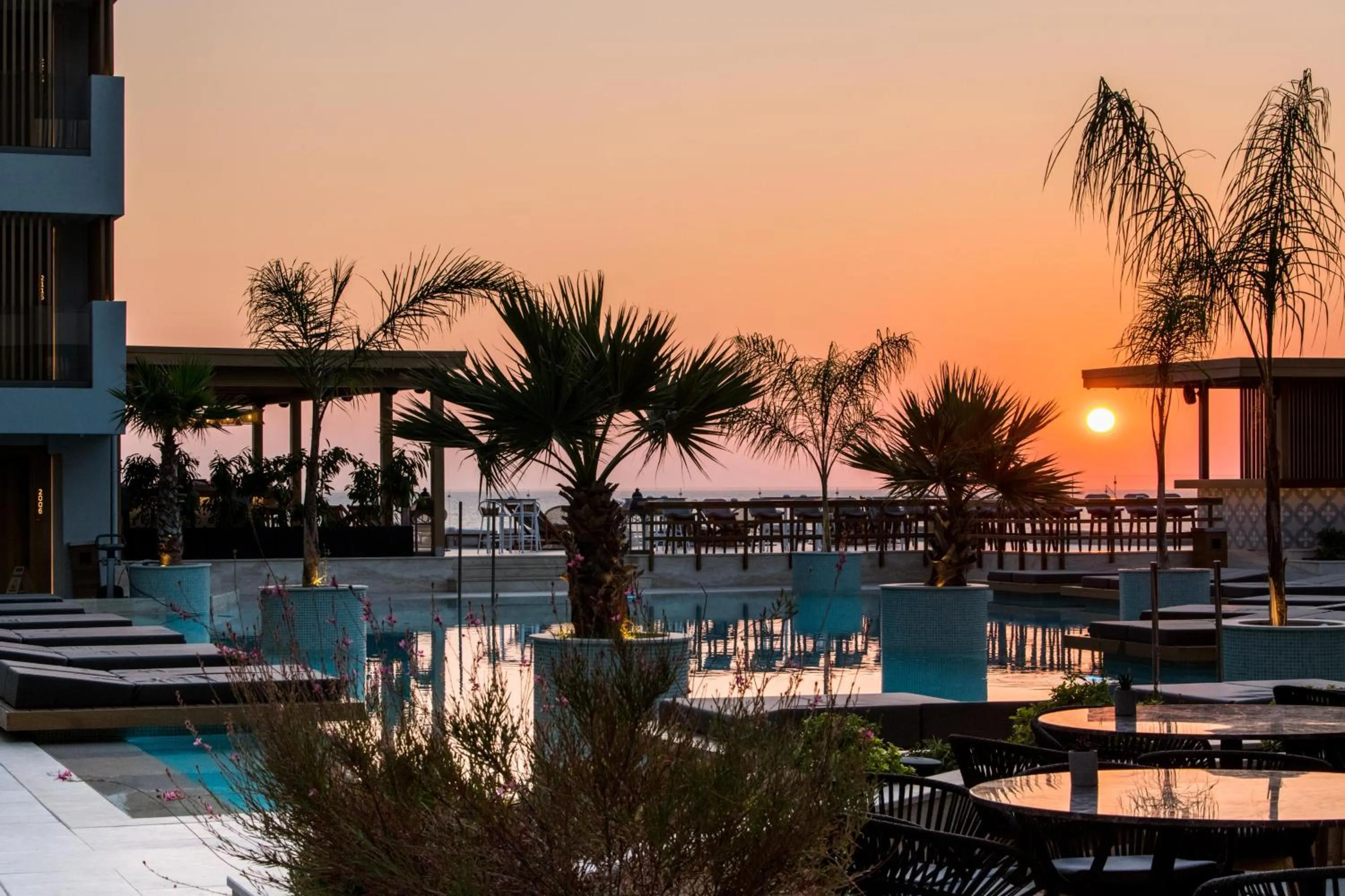 Swimming pool in AKASHA Beach Hotel & Spa